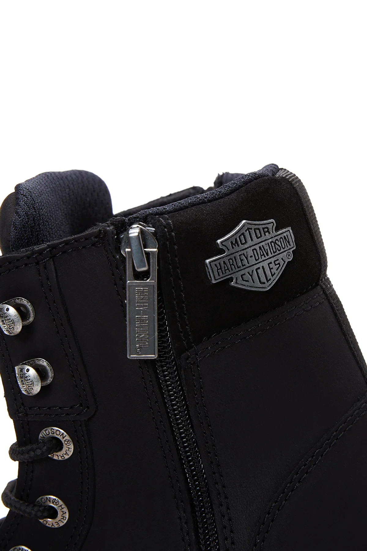 Harley Davidson Erkek Siyah Nogales Nubuk Deri Bot - Image 7