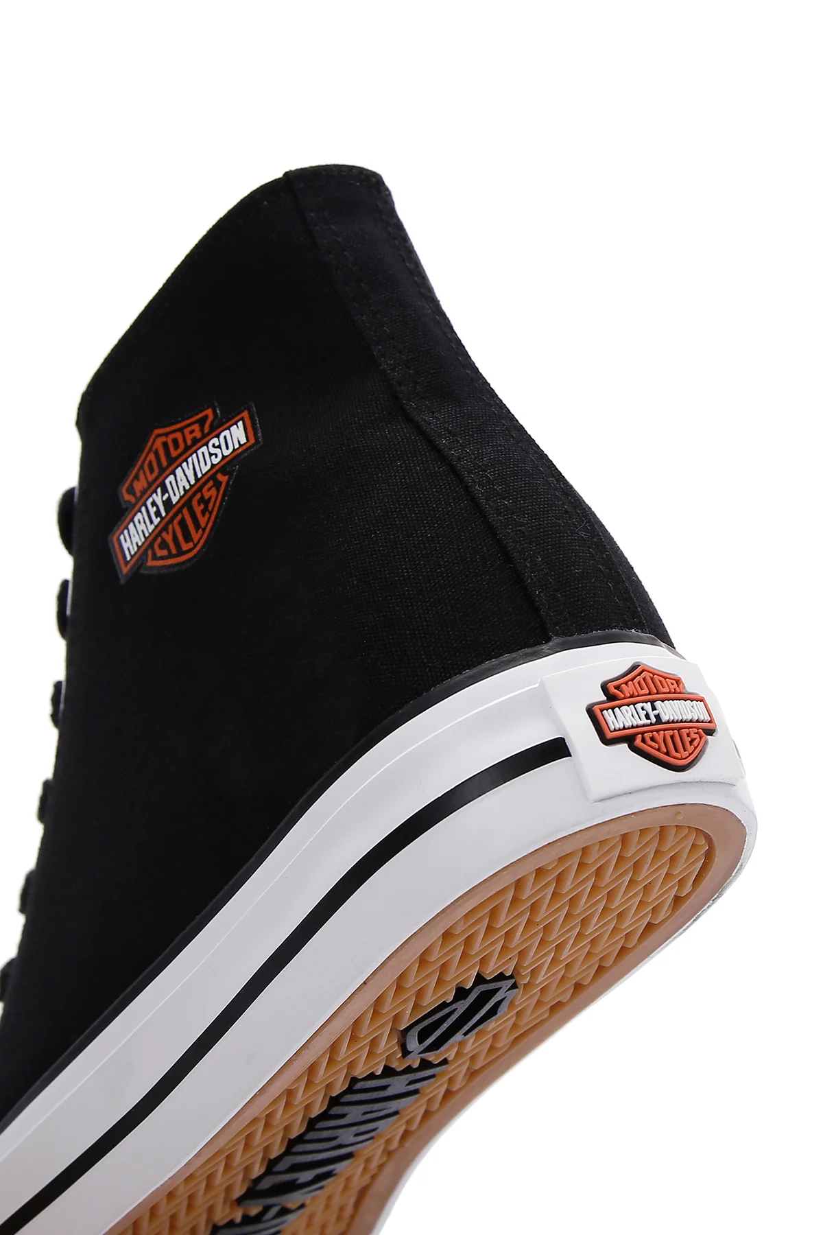 Harley Davidson Erkek Siyah Pittsburgh Bilekli Sneaker - Image 7
