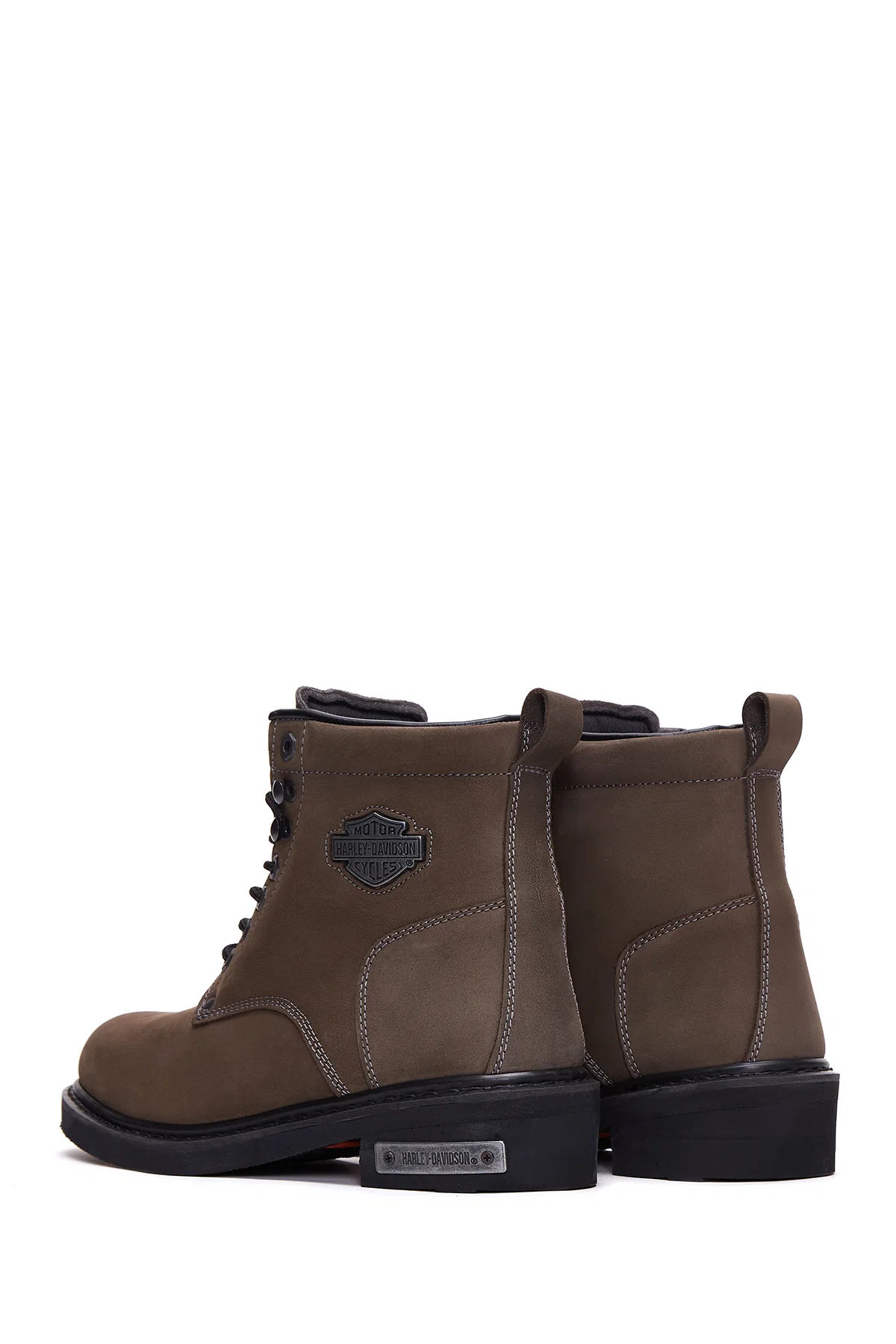 Harley Davidson Erkek Vizon Nubuk Gibson Deri Bot - Image 6
