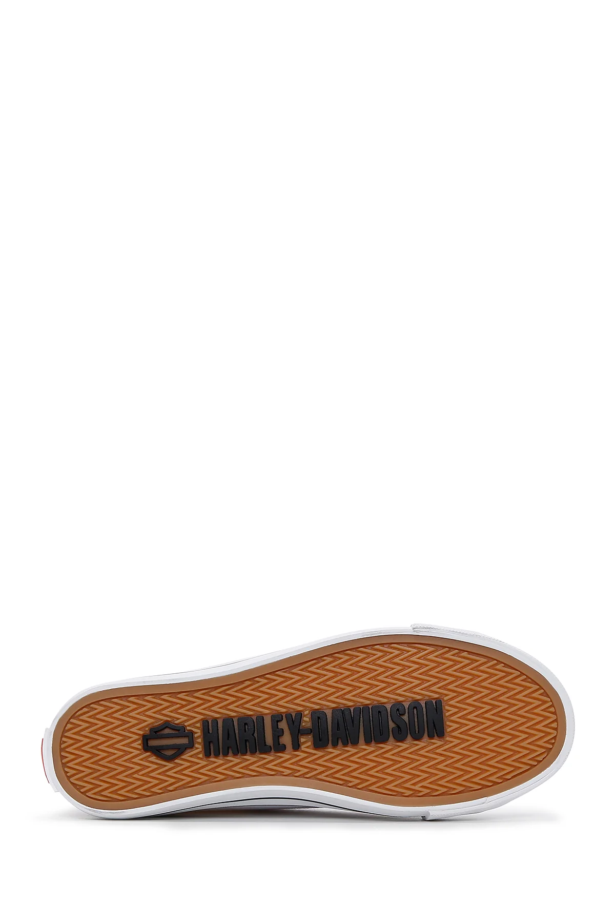 Harley Davidson Kadın Beyaz Ontario Kumaş Sneaker - Image 4