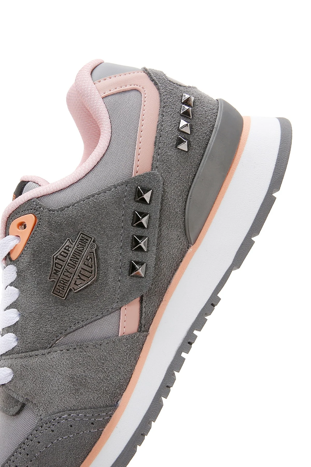 Harley Davidson Kadın Gri Buick GNX Sneaker - Image 8