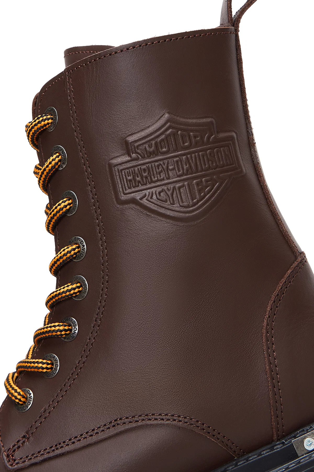 Harley Davidson Kadın Kahverengi Deri Rebel Postal Bot - Image 8