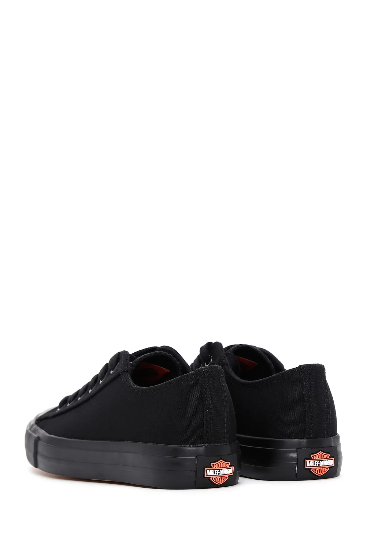 Harley Davidson Kadın Siyah Ontario Kumaş Sneaker - Image 5