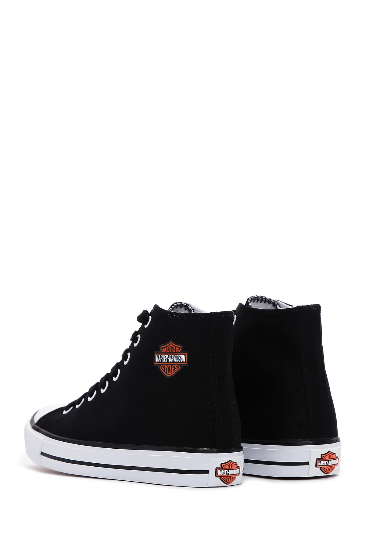 Harley Davidson Kadın Siyah Pittsburgh Bilekli Sneaker - Image 5