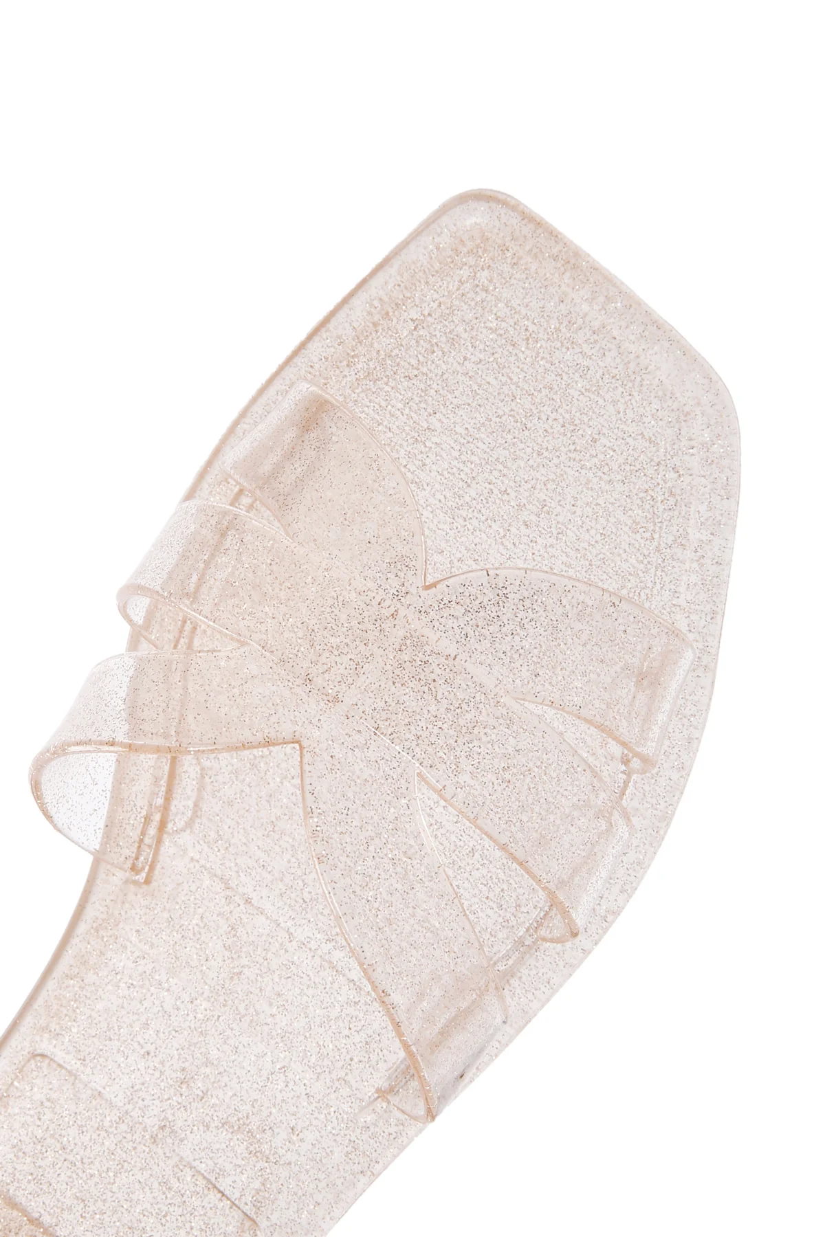 Kadın Altın Şeffaf Jelly Terlik - Image 10