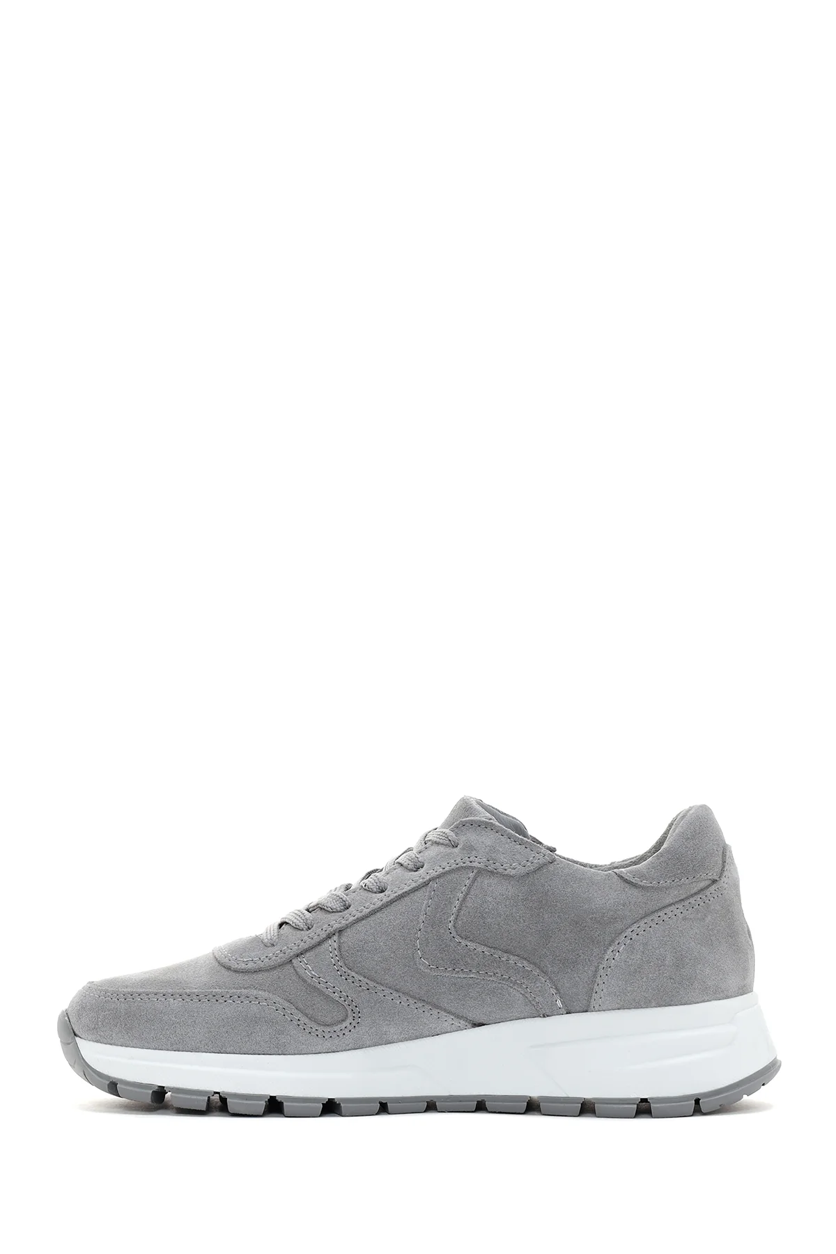 Kadın Antrasit Süet Deri Sneaker - Image 2