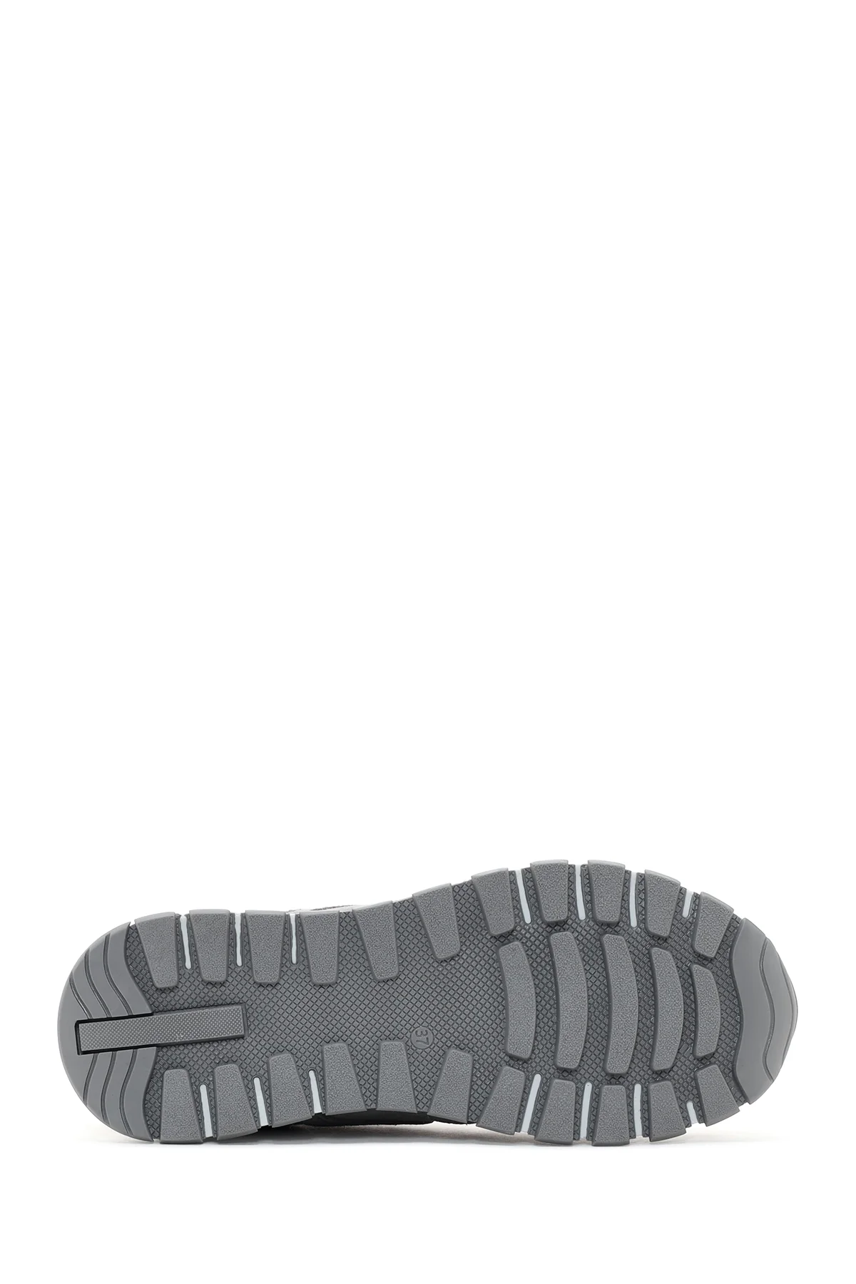 Kadın Antrasit Süet Deri Sneaker - Image 4