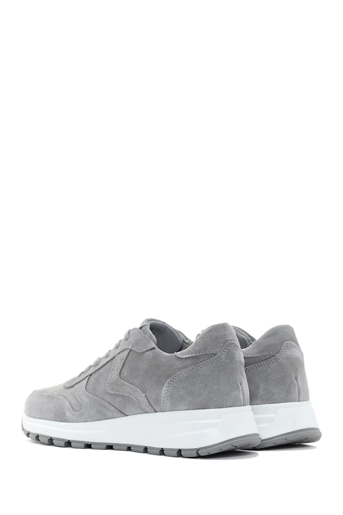 Kadın Antrasit Süet Deri Sneaker - Image 5