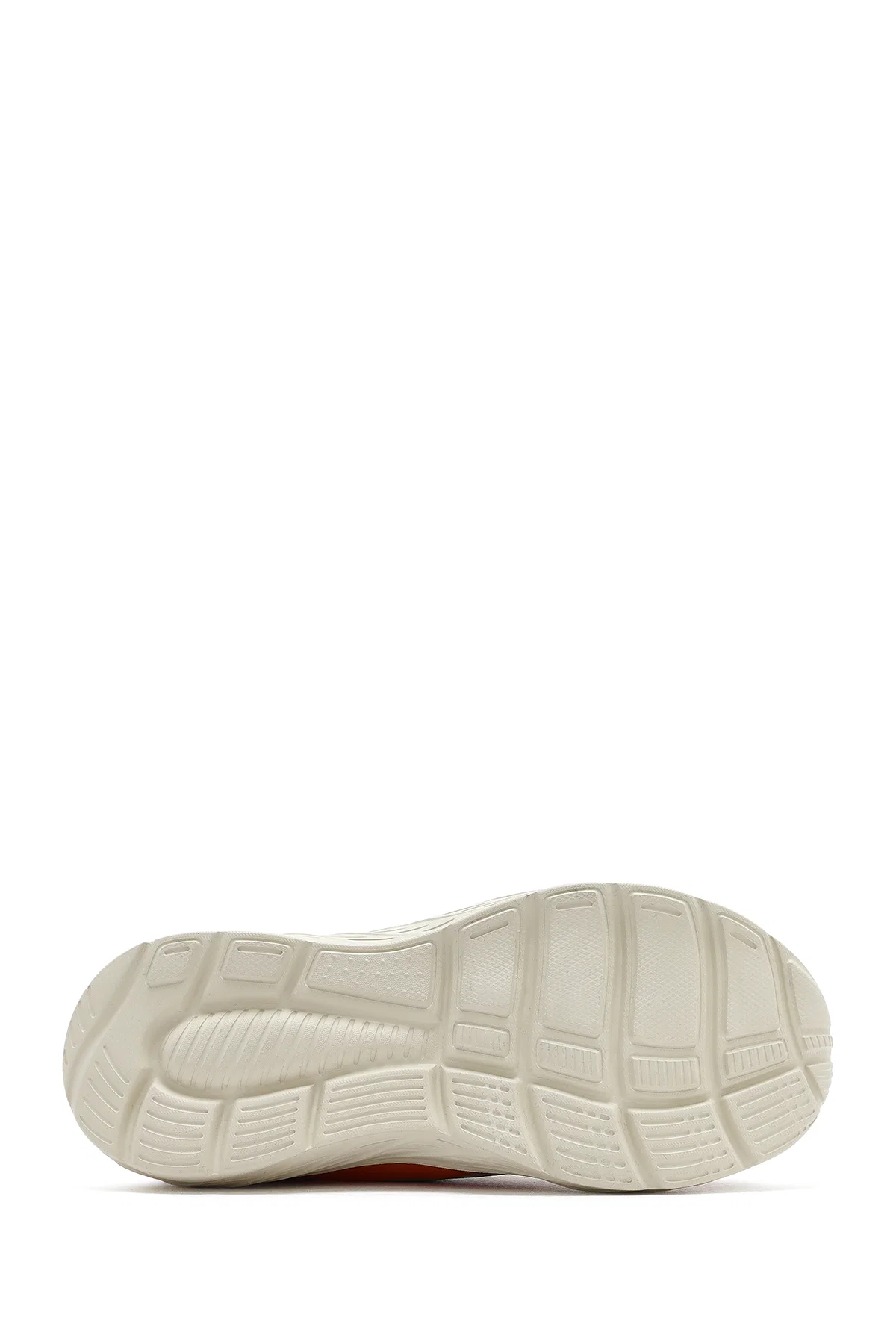 Kadın Bej Bağcıklı Kalın Tabanlı Sneaker - Image 4