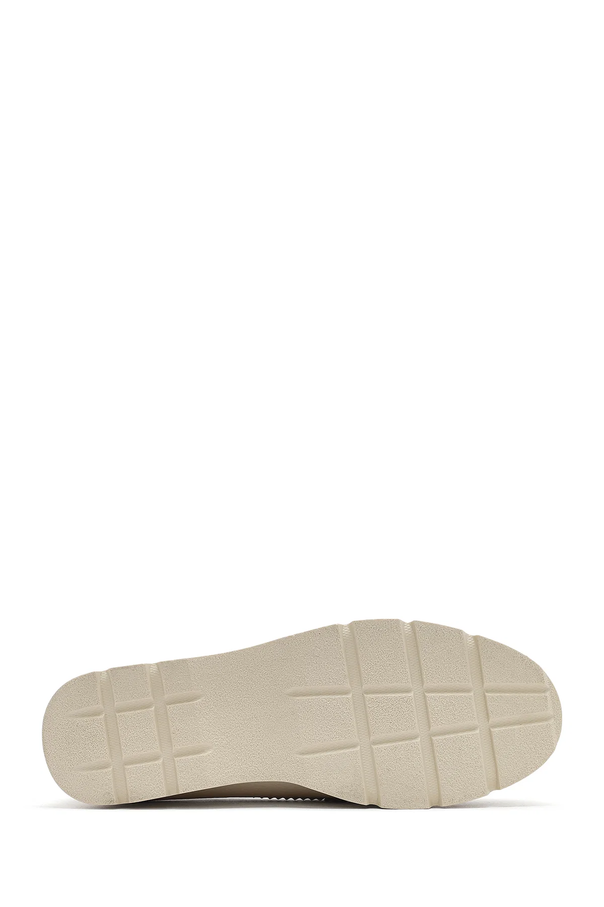 Kadın Bej Deri Comfort Loafer - Image 4