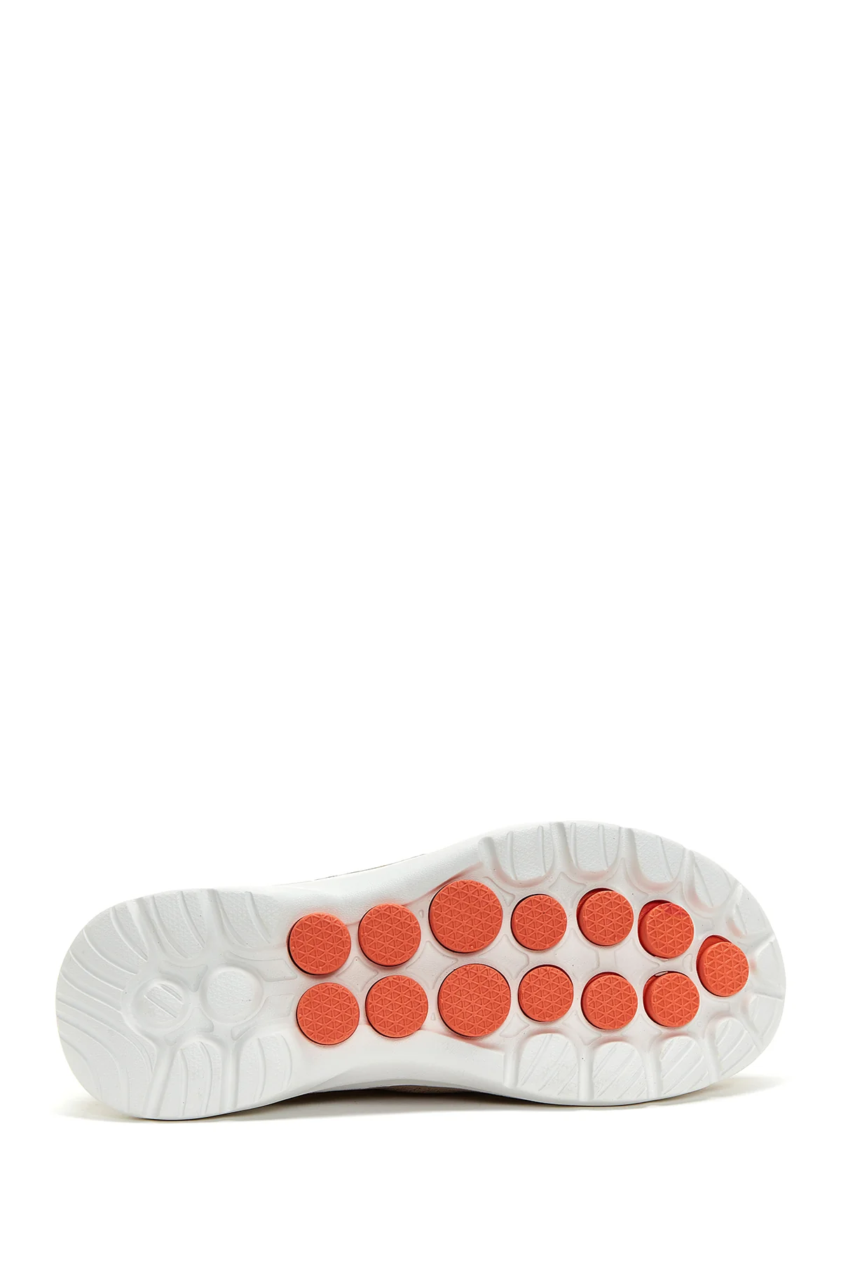 Kadın Bej Desenli Kumaş Sneaker - Image 4