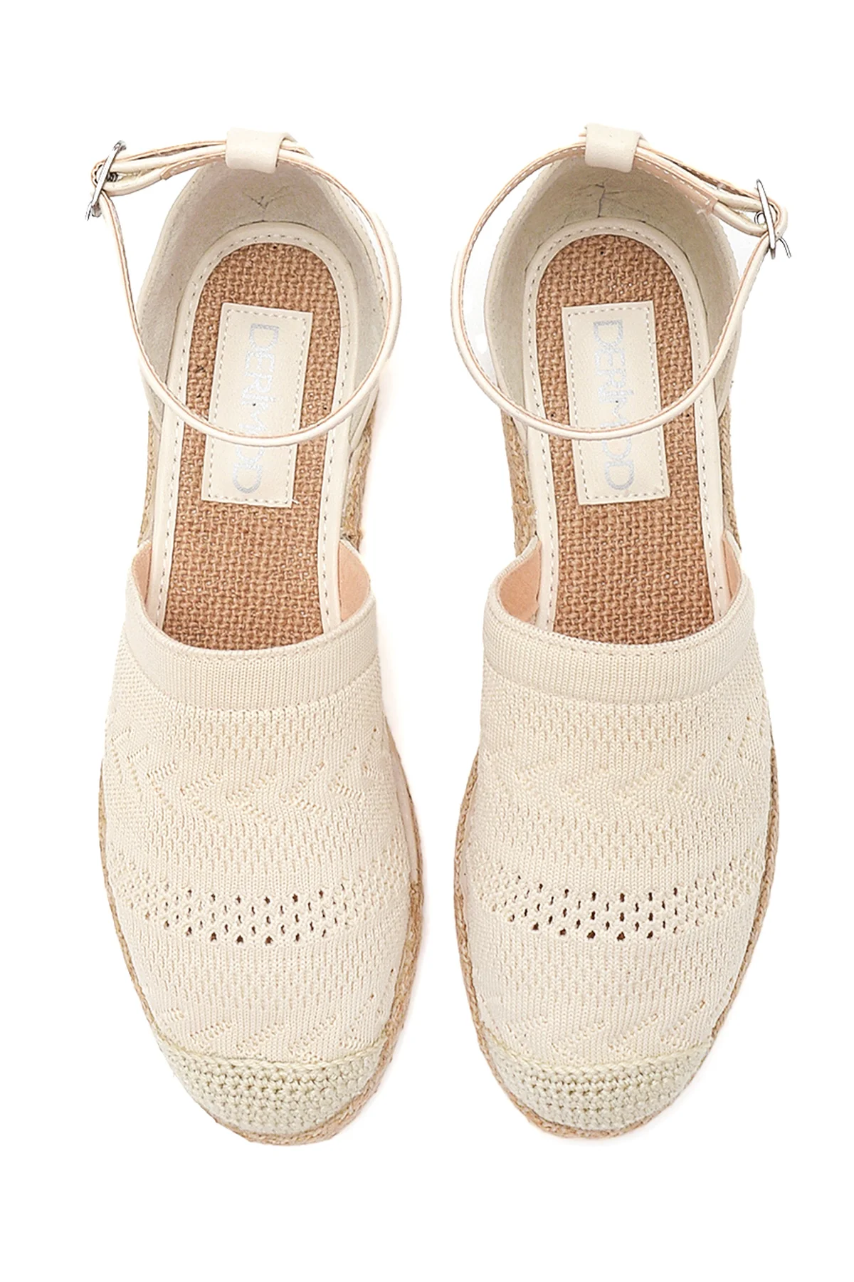 Kadın Bej Espadril - Image 6