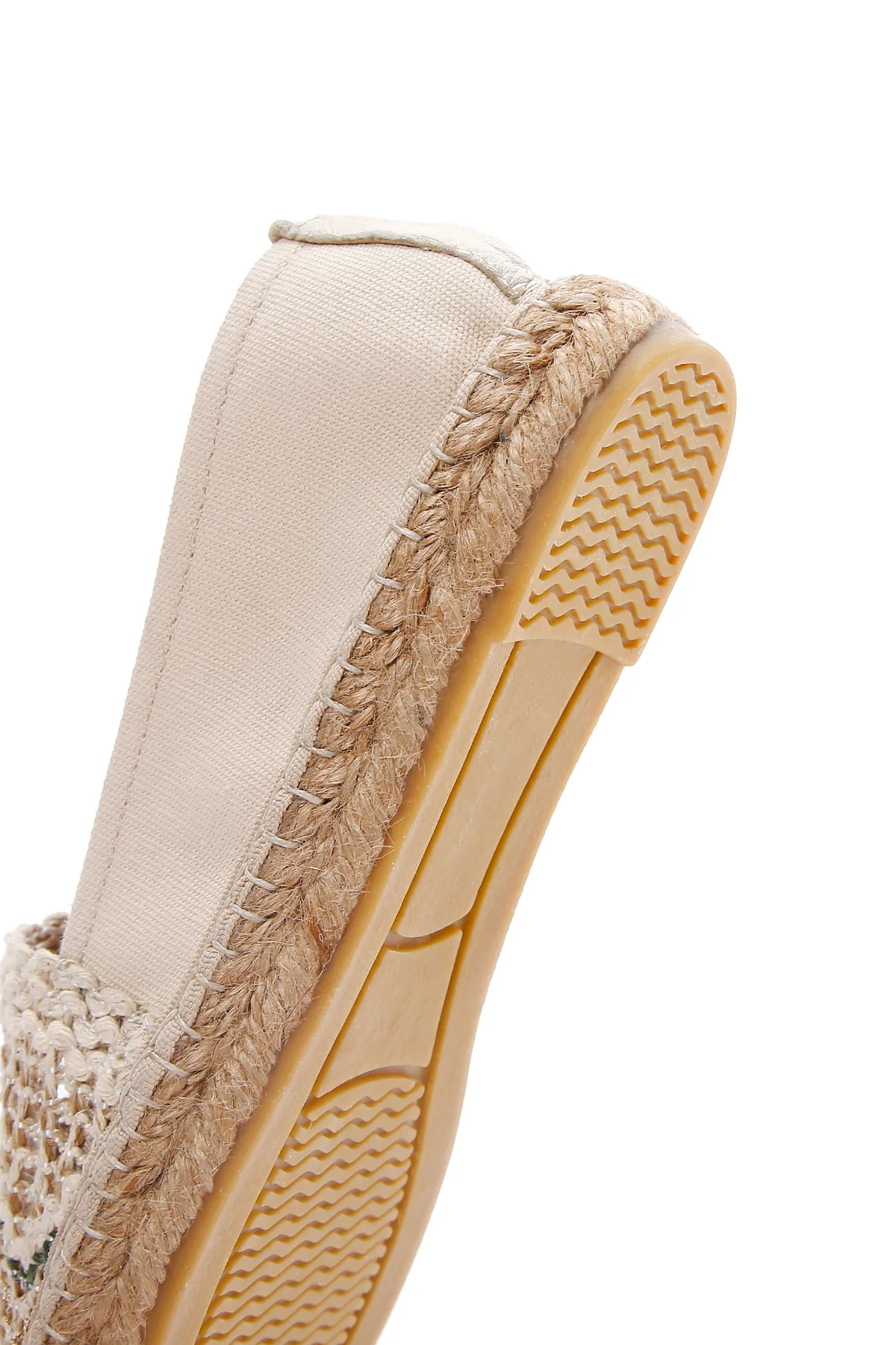 Kadın Bej Espadril - Image 8