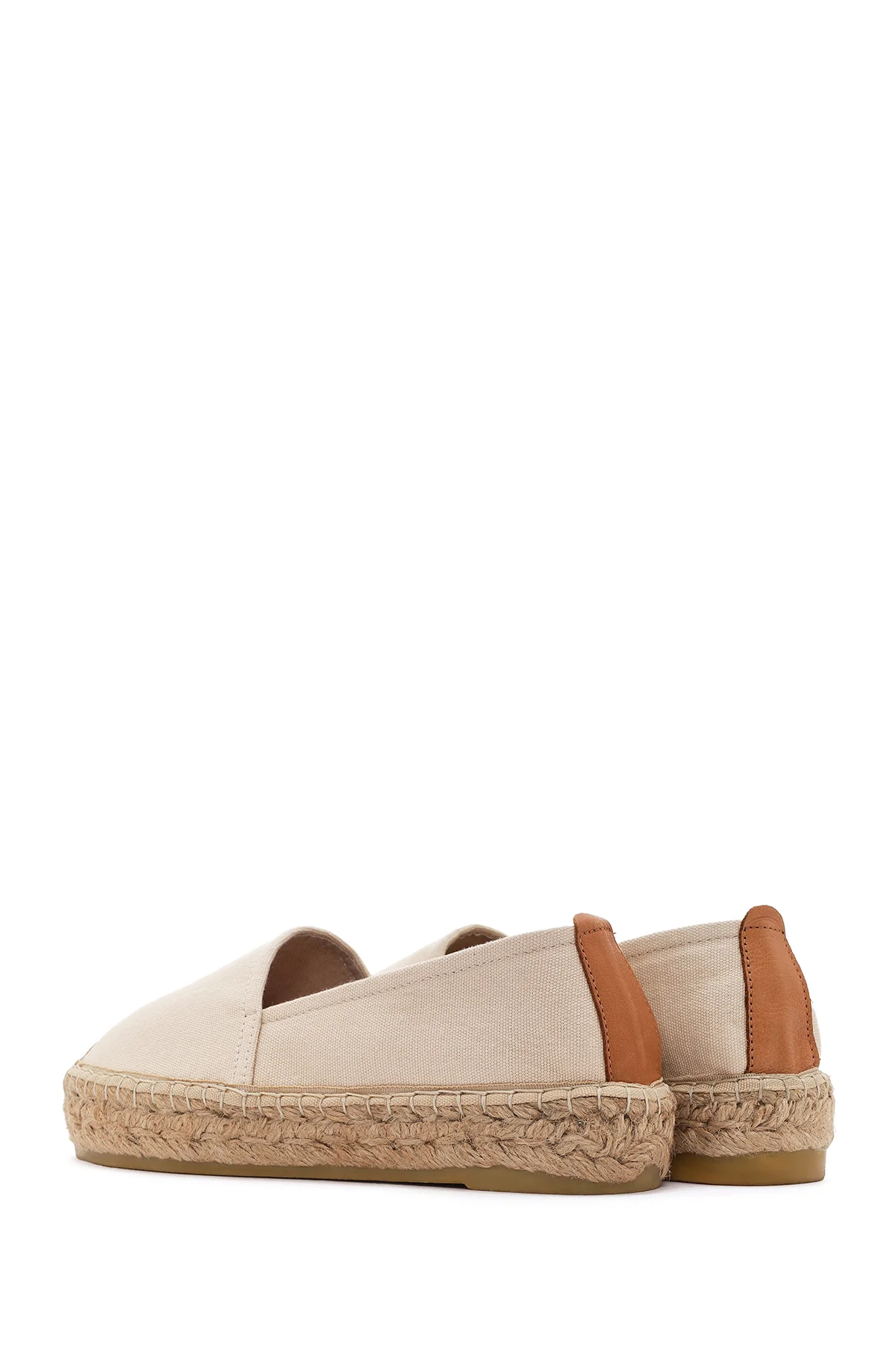 Kadın Bej Espadril - Image 5