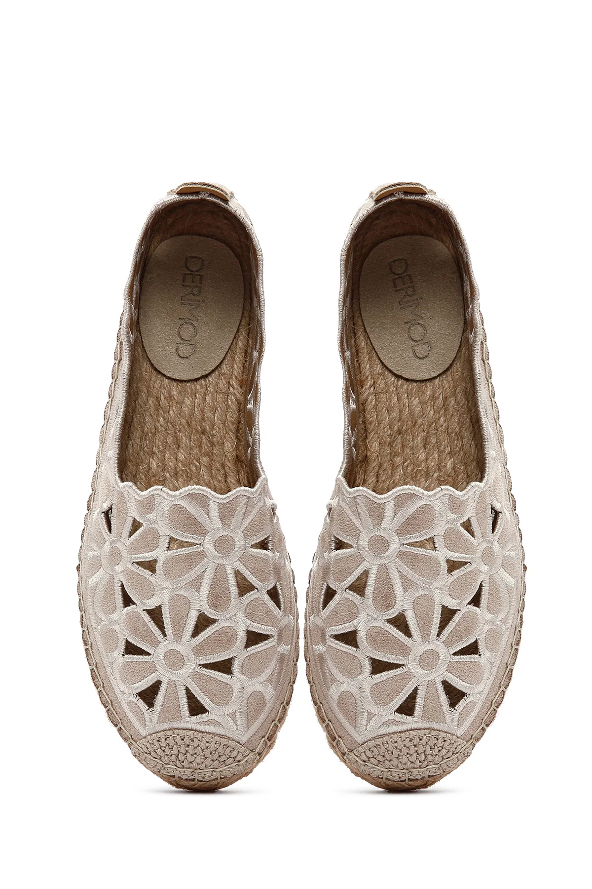 Kadın Bej Espadril - Image 7