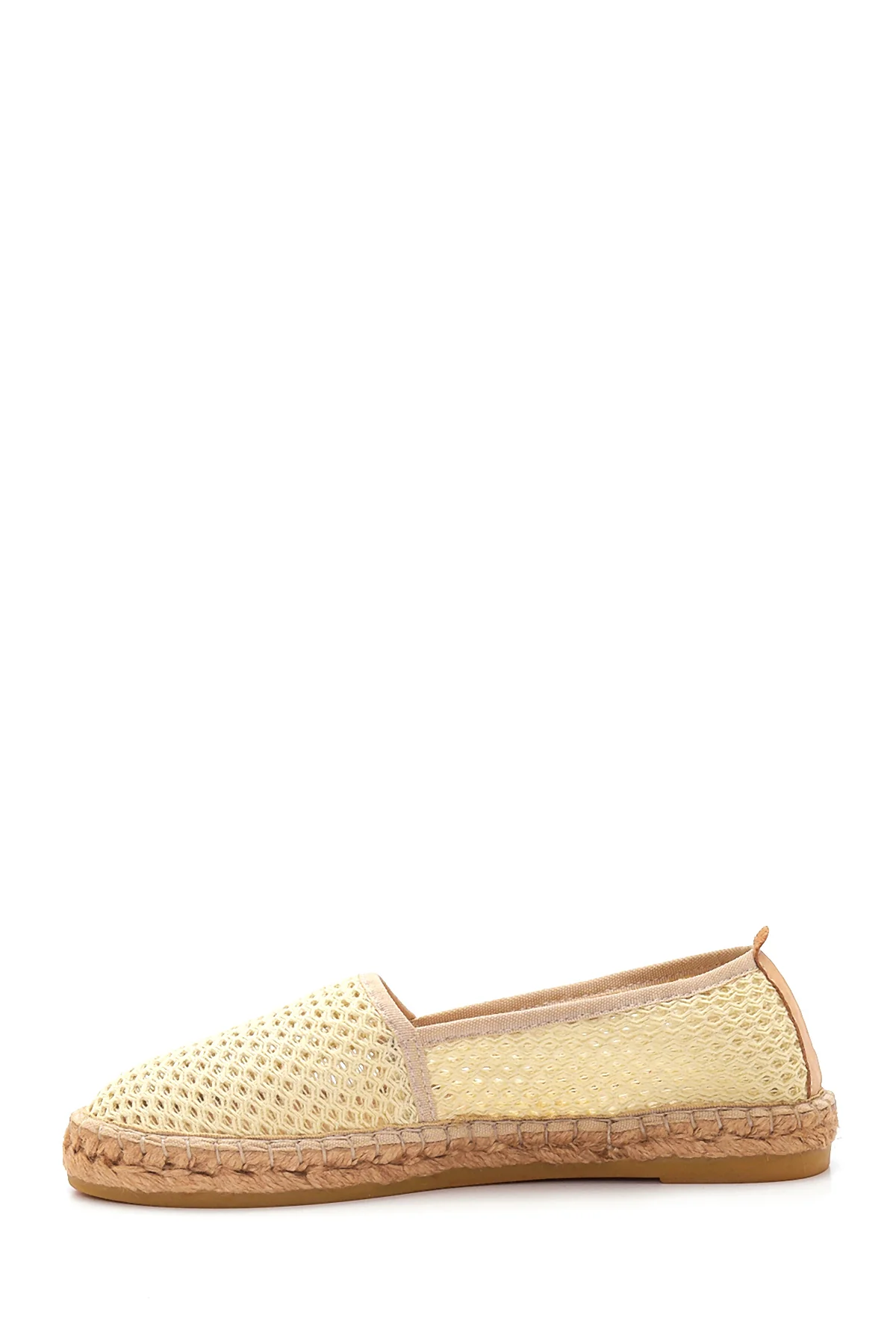 Kadın Bej Hasır Taban Espadril - Image 2
