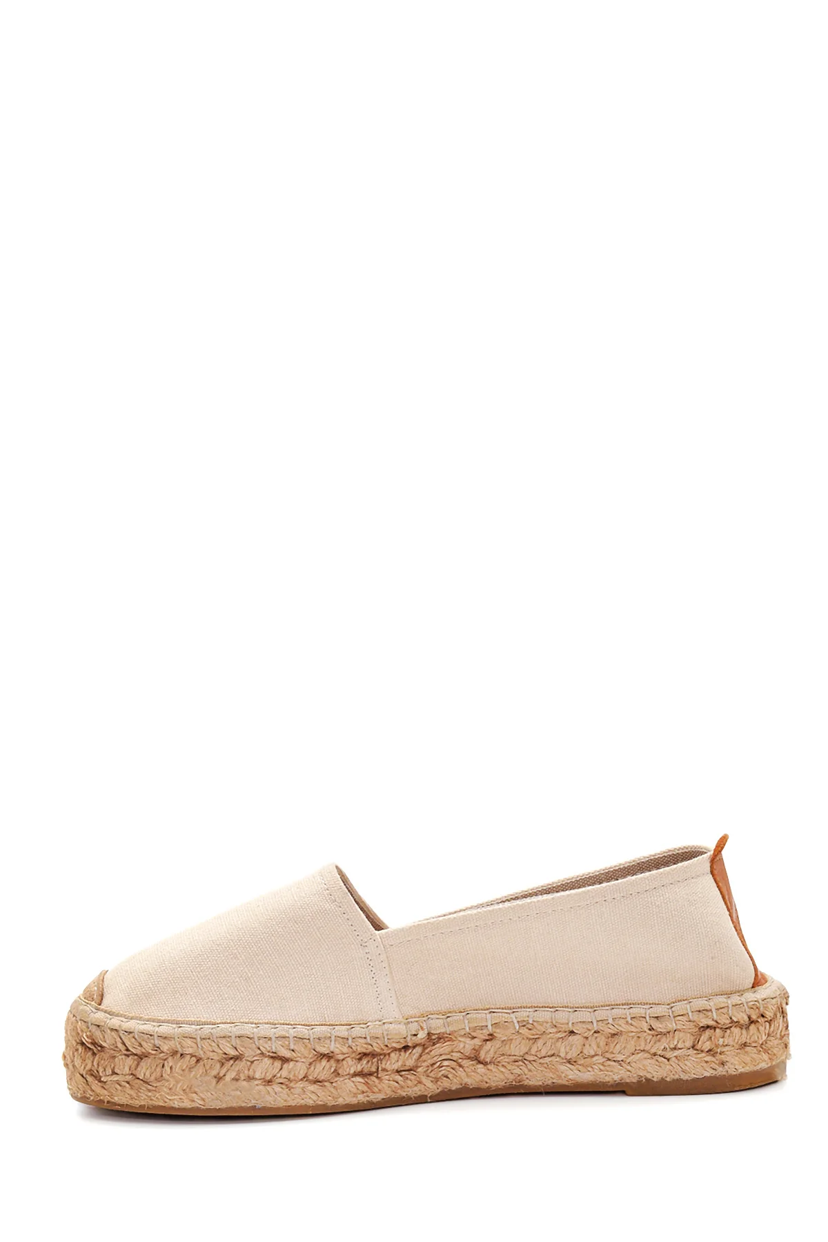 Kadın Bej Hasır Taban Espadril - Image 2