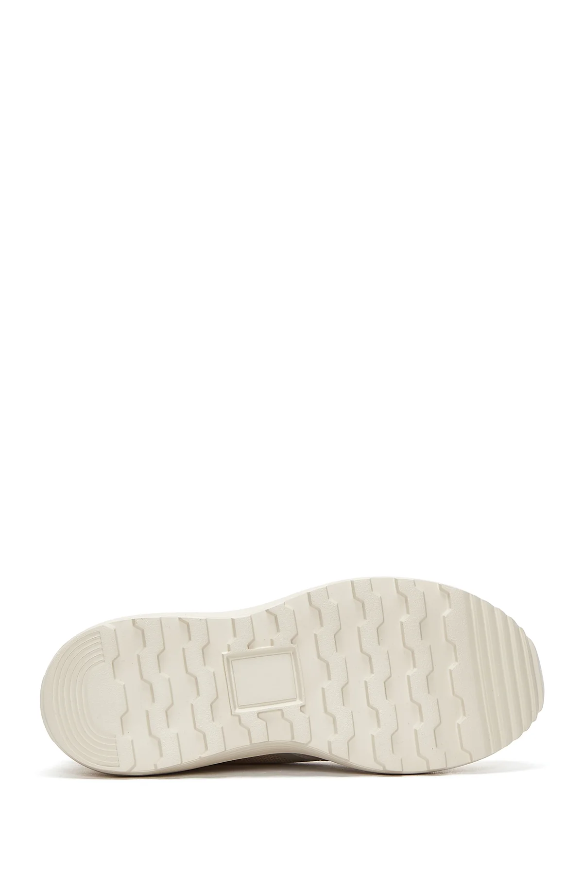Kadın Bej Kalın Tabanlı Sneaker - Image 4