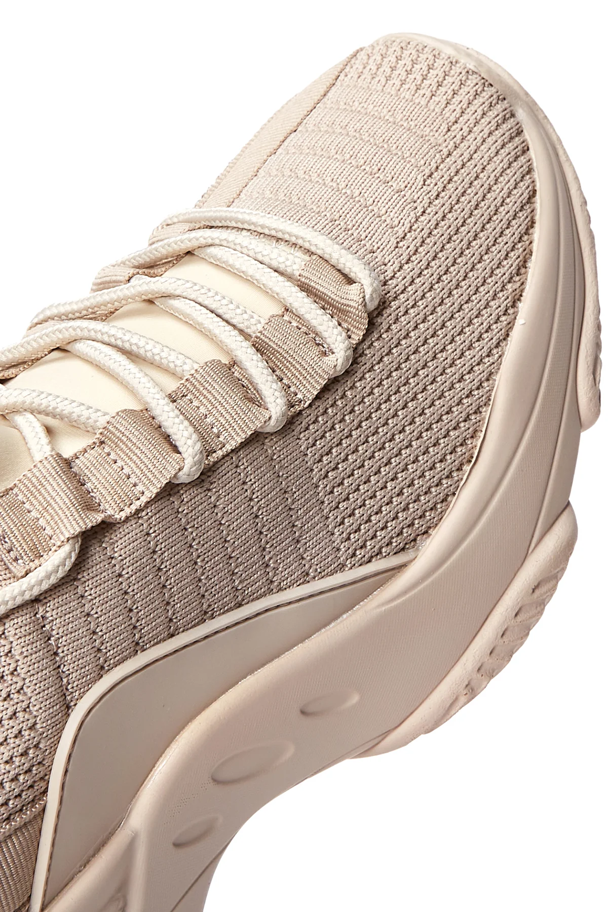 Kadın Bej Kalın Tabanlı Sneaker - Image 9