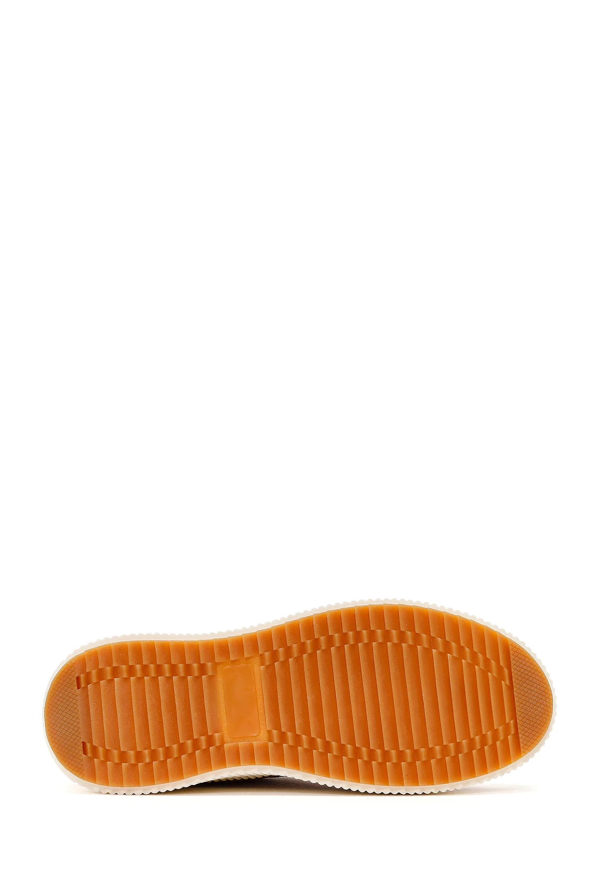 Kadın Bej Kalın Tabanlı Sneaker - Image 5