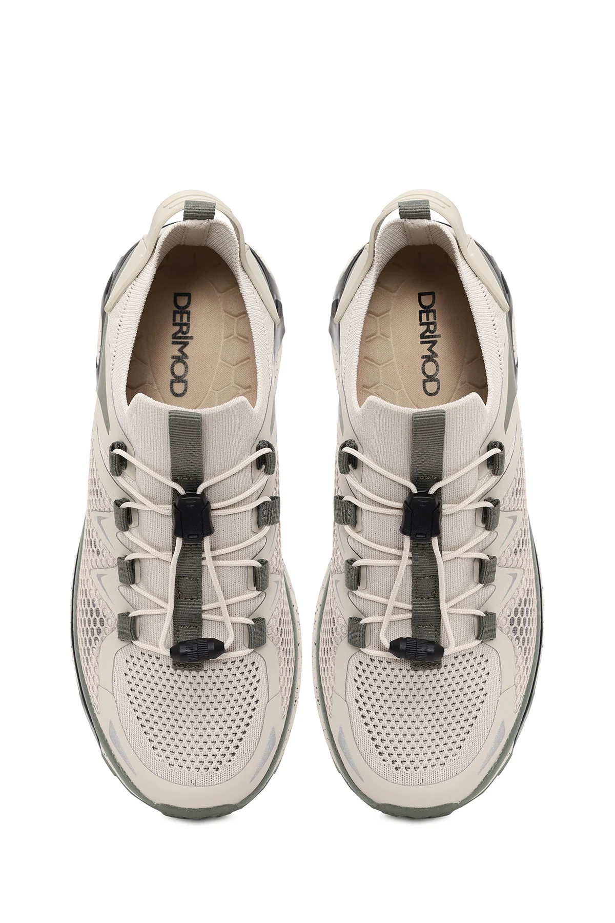 Kadın Bej Kalın Tabanlı Sneaker - Image 4