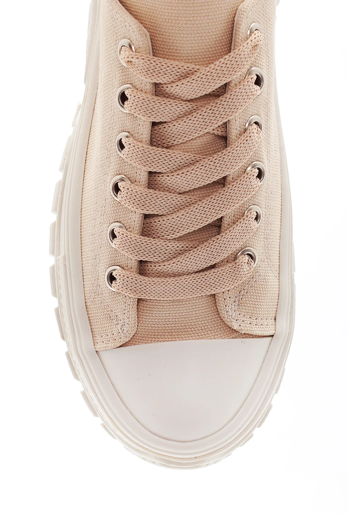 Kadın Bej Sneaker - Image 5