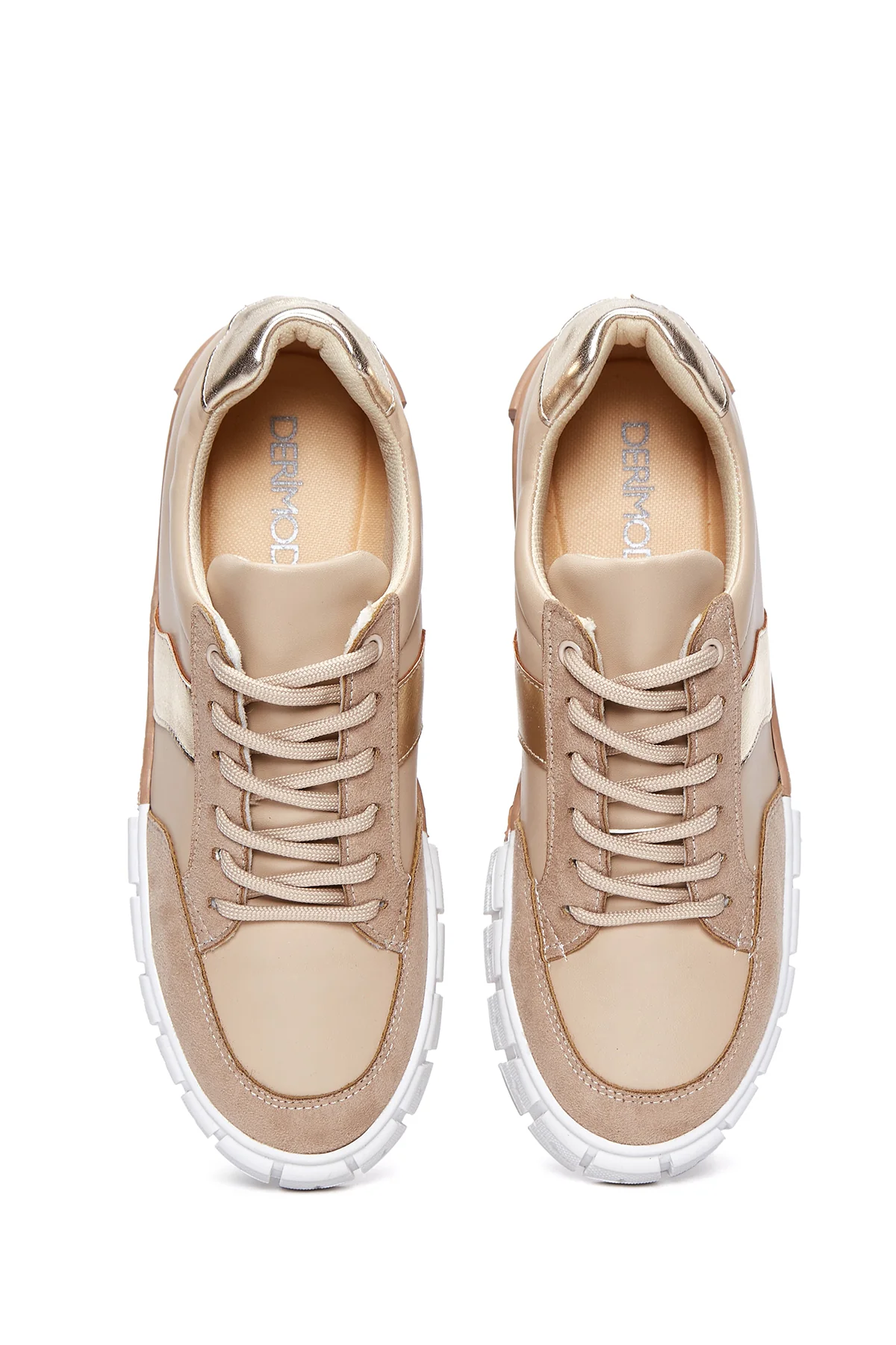 Kadın Bej Sneaker - Image 6