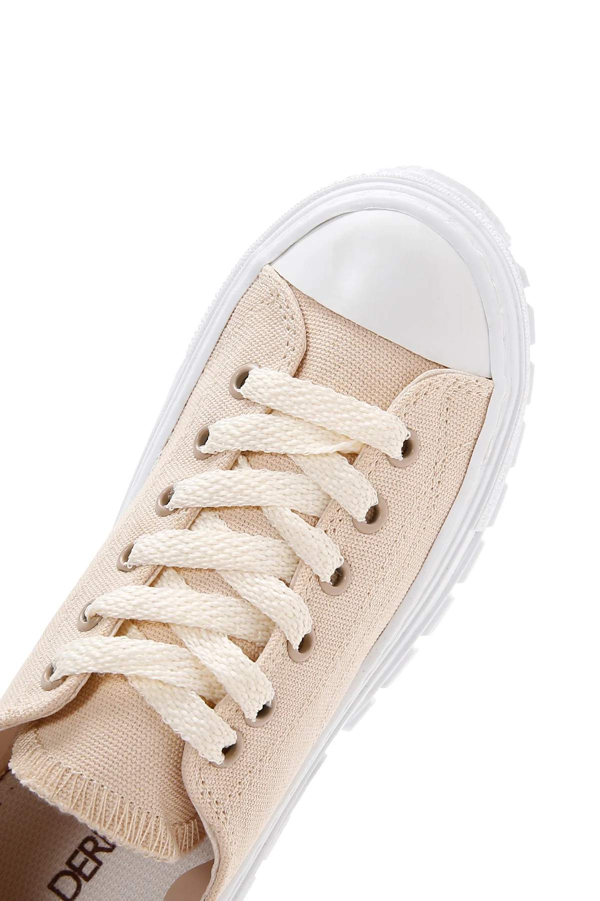 Kadın Bej Sneaker - Image 7