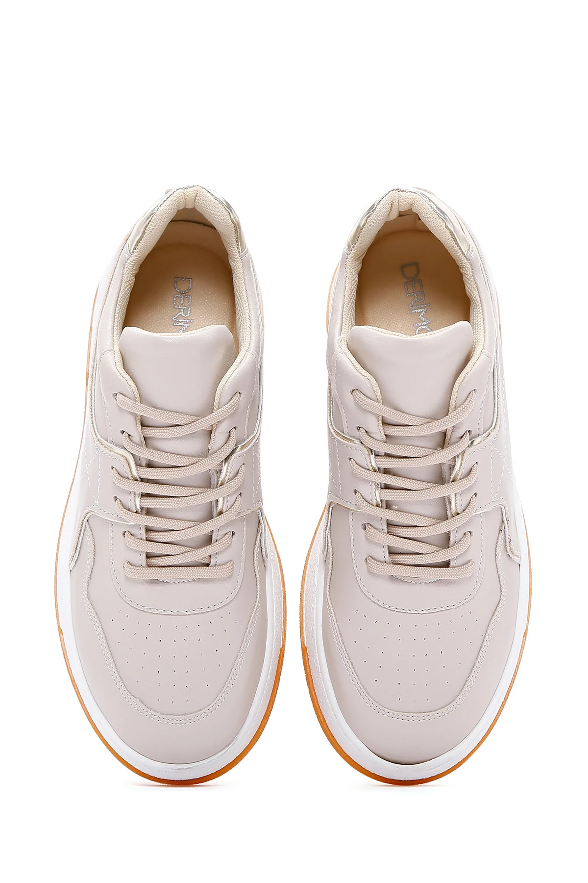 Kadın Bej Sneaker - Image 6