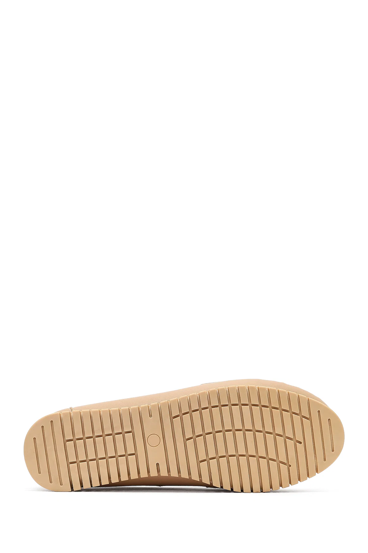 Kadın Bej Tokalı Loafer - Image 4