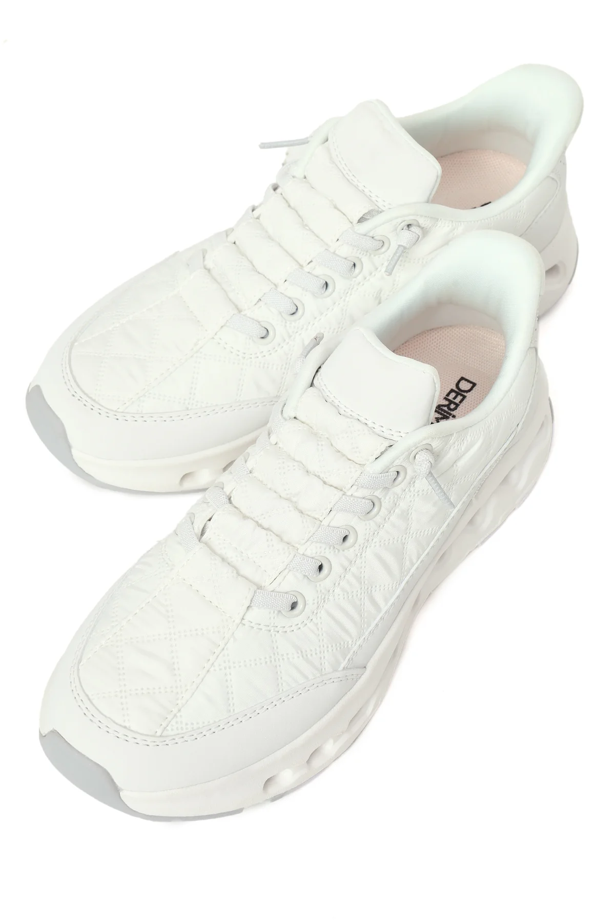 Kadın Beyaz Bağcıklı Kalın Tabanlı Sneaker - Image 10