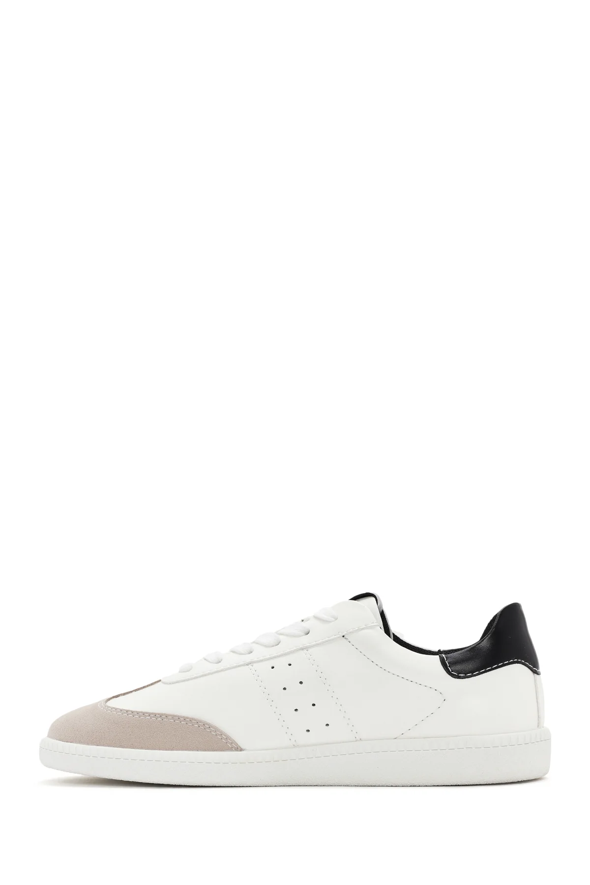 Kadın Beyaz Bağcıklı Sneaker - Image 2