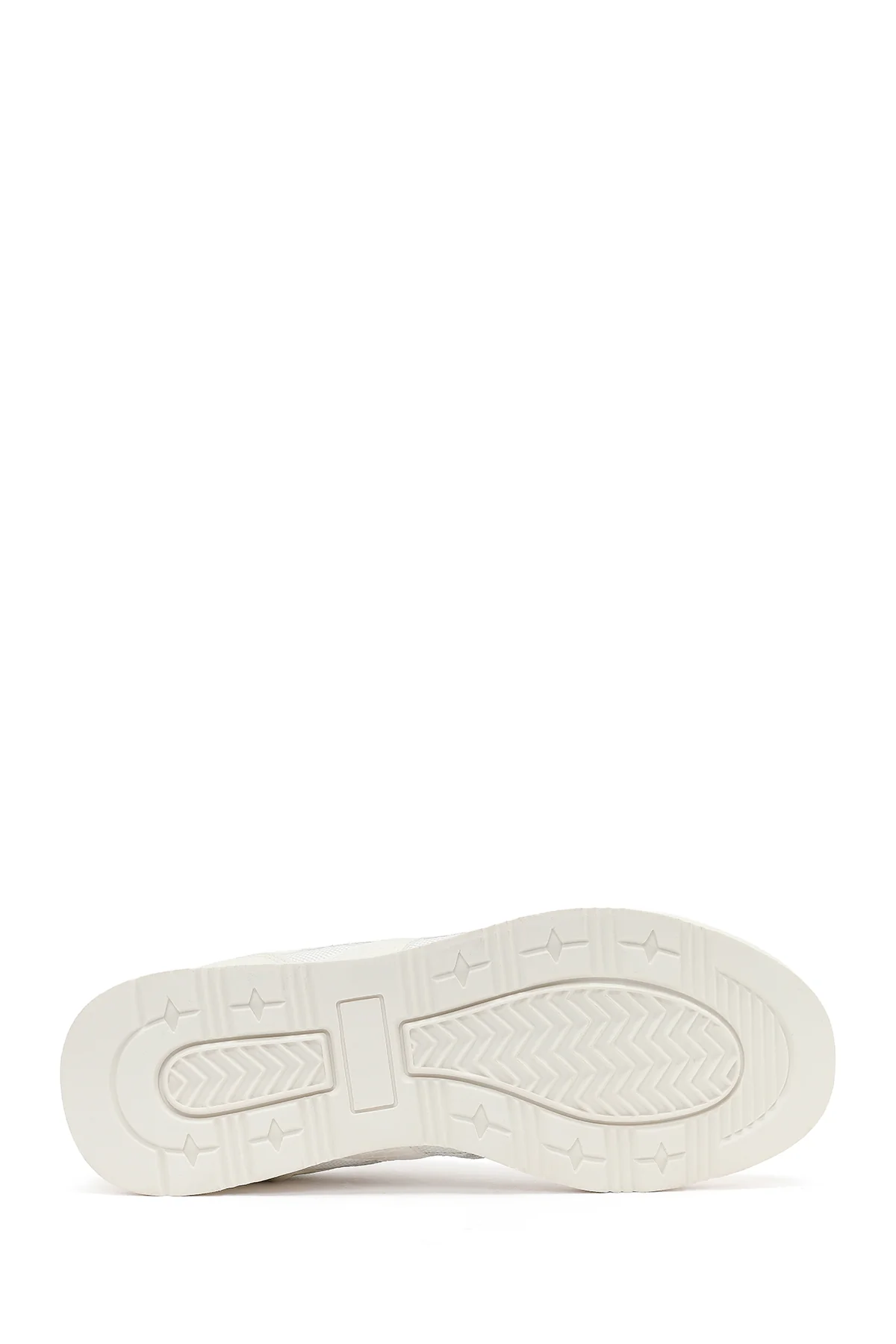 Kadın Beyaz Bağcıklı Sneaker - Image 5
