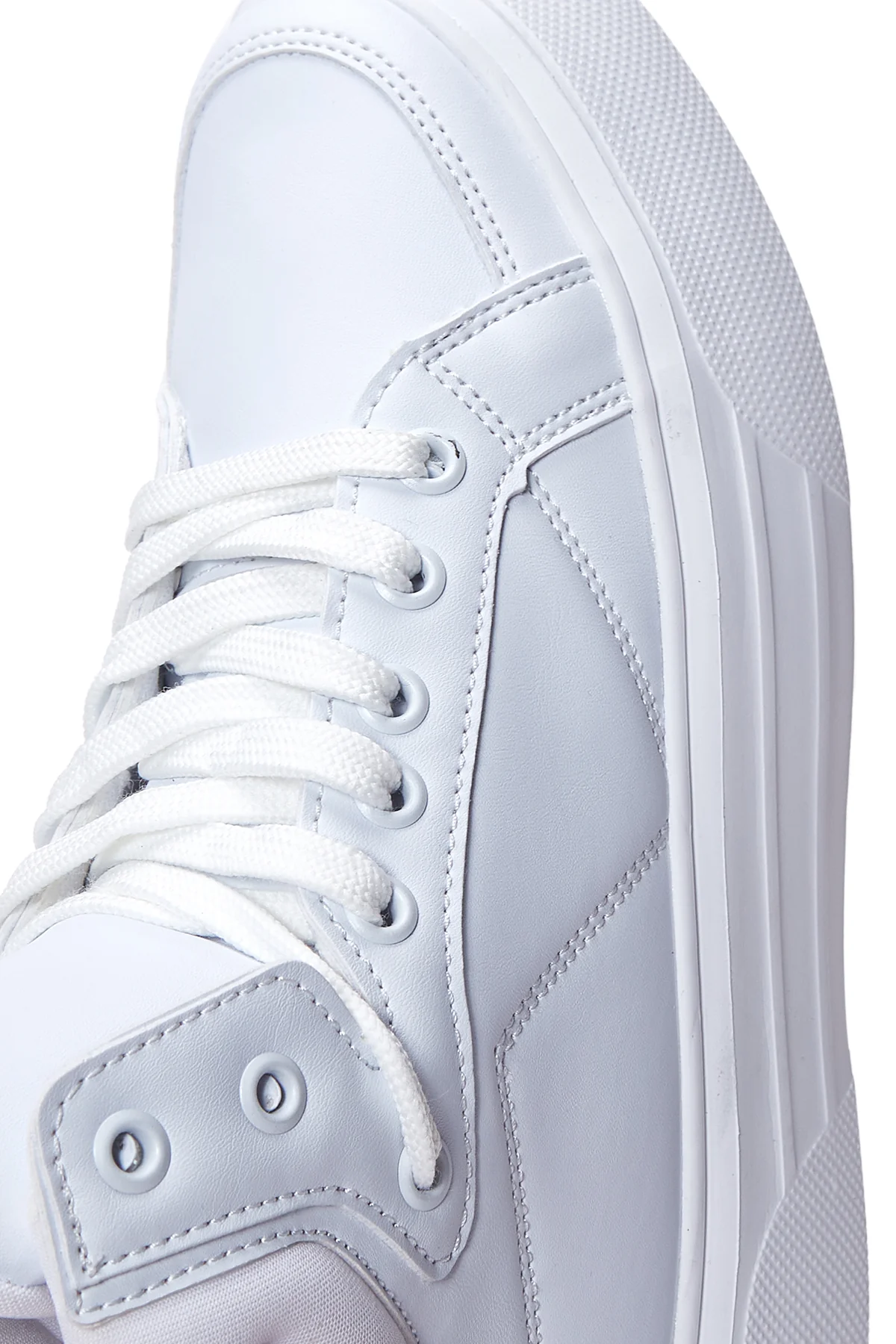 Kadın Beyaz Bilekli Sneaker - Image 7