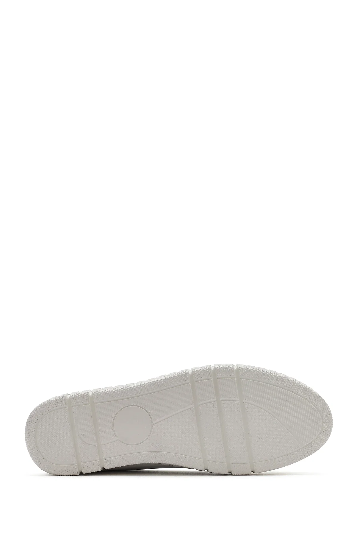 Kadın Beyaz Deri Comfort Loafer - Image 4