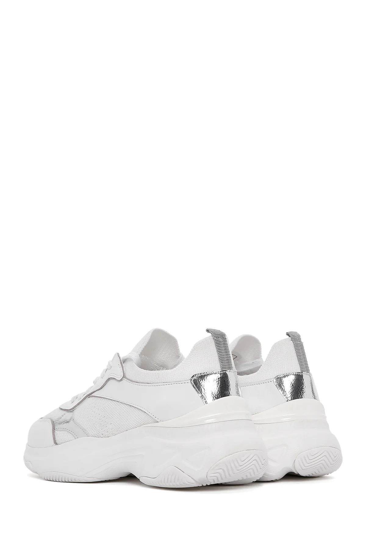 Kadın Beyaz Deri Sneaker - Image 5