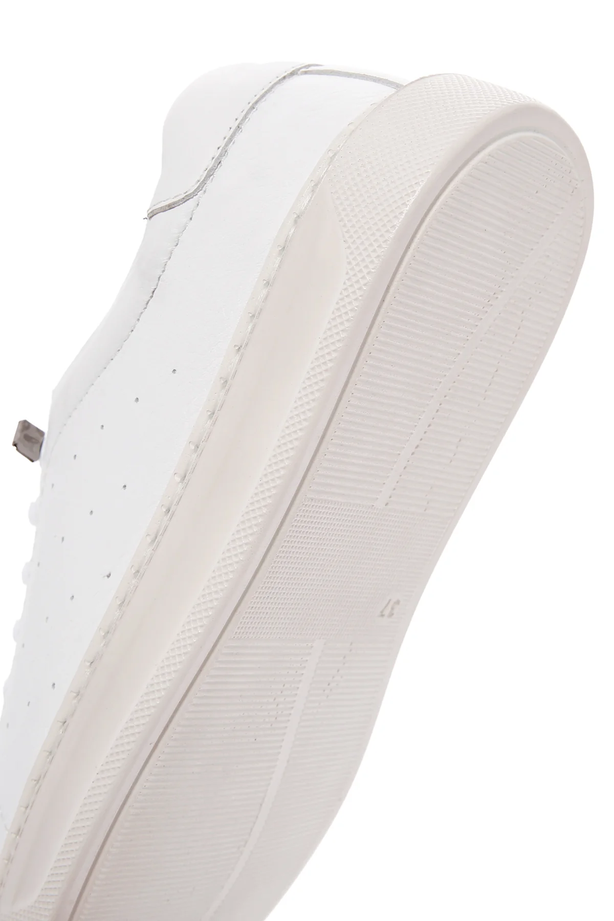 Kadın Beyaz Deri Sneaker - Image 8