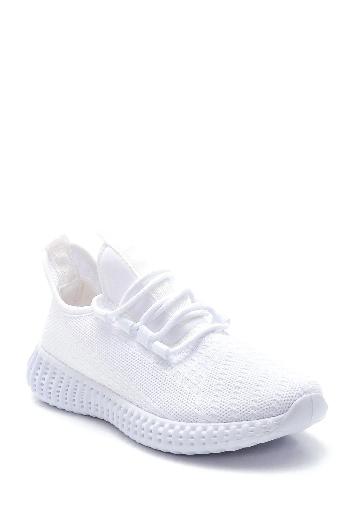 Kadın Beyaz Desenli Sneaker - Image 3