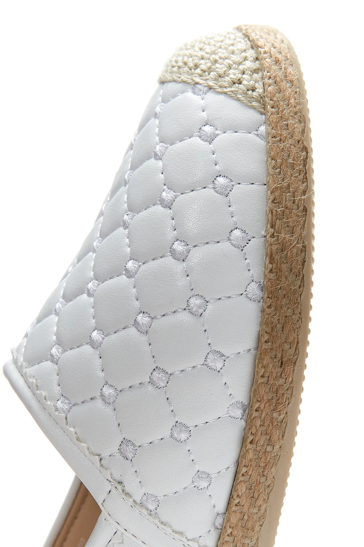 Kadın Beyaz Espadril - Image 8
