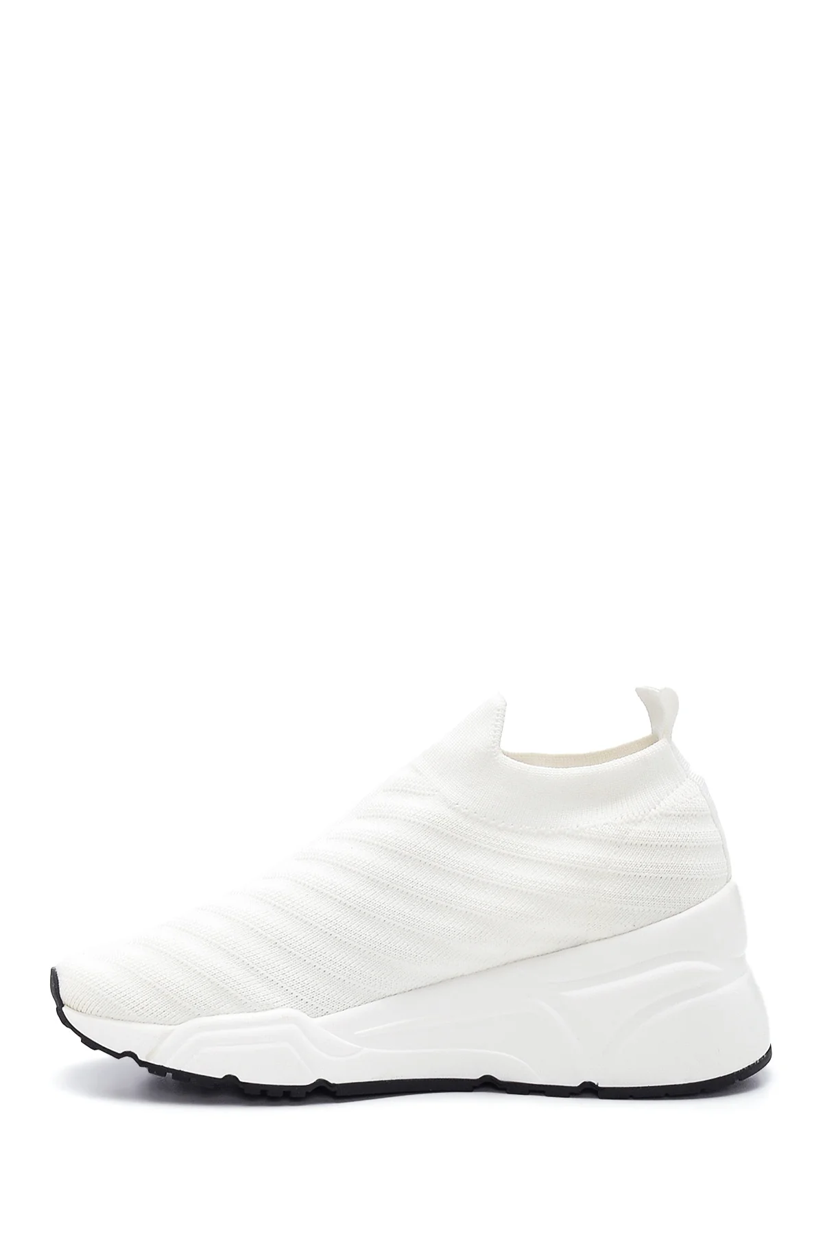 Kadın Beyaz Kalın Tabanlı Sneaker - Image 2