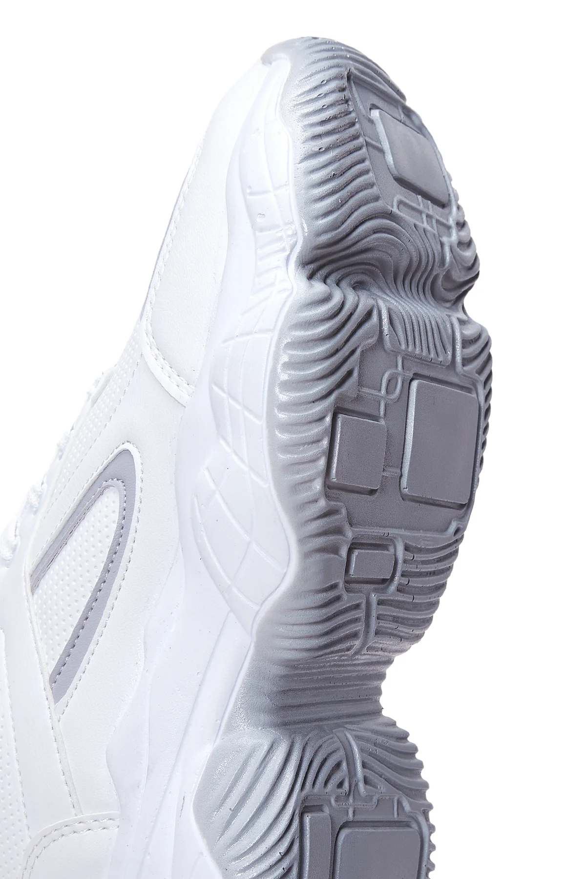 Kadın Beyaz Kalın Tabanlı Sneaker - Image 8