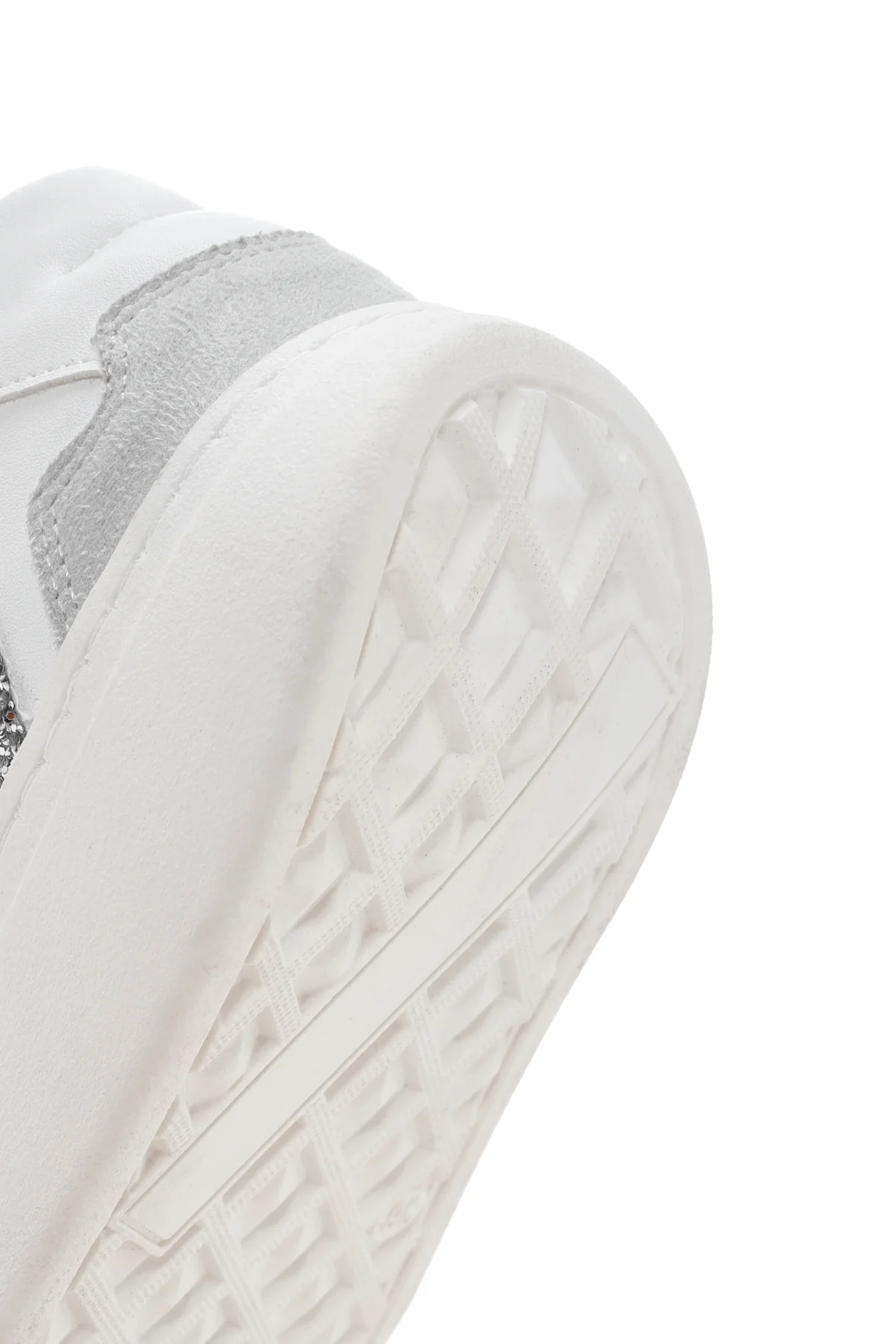 Kadın Beyaz Kalın Tabanlı Sneaker - Image 8