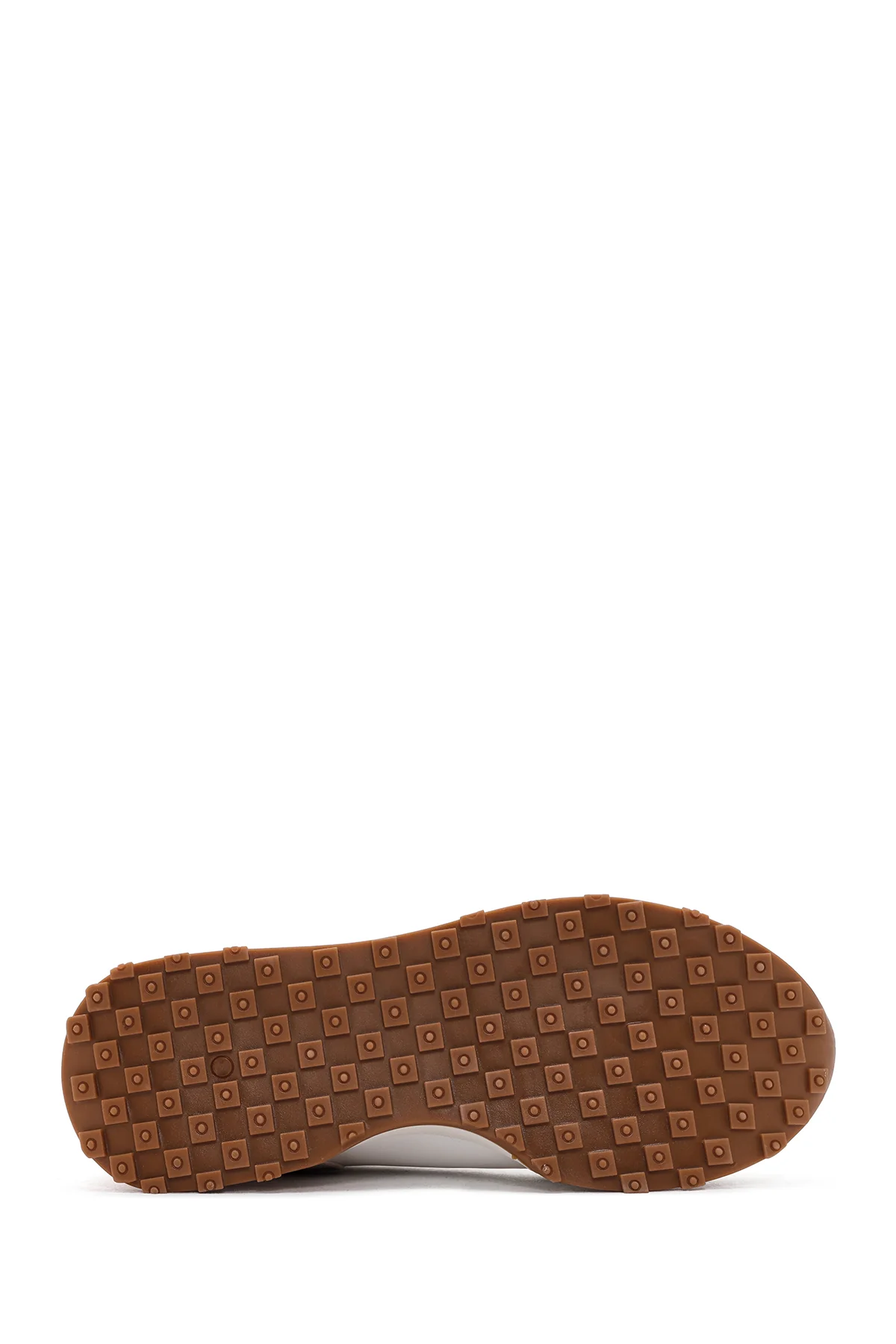 Kadın Beyaz Süet Sneaker - Image 4