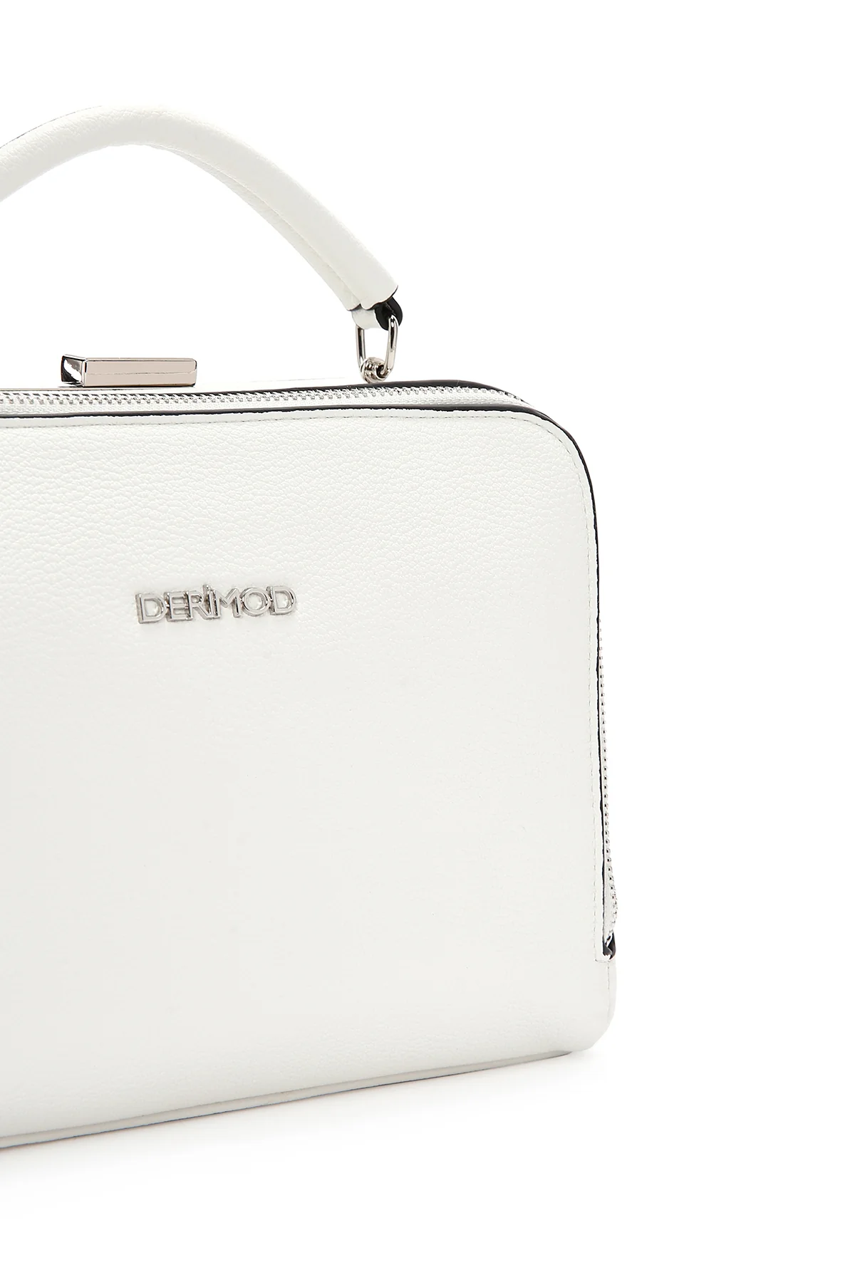 Kadın Beyaz Uzun Askılı Çapraz Çanta - Image 8