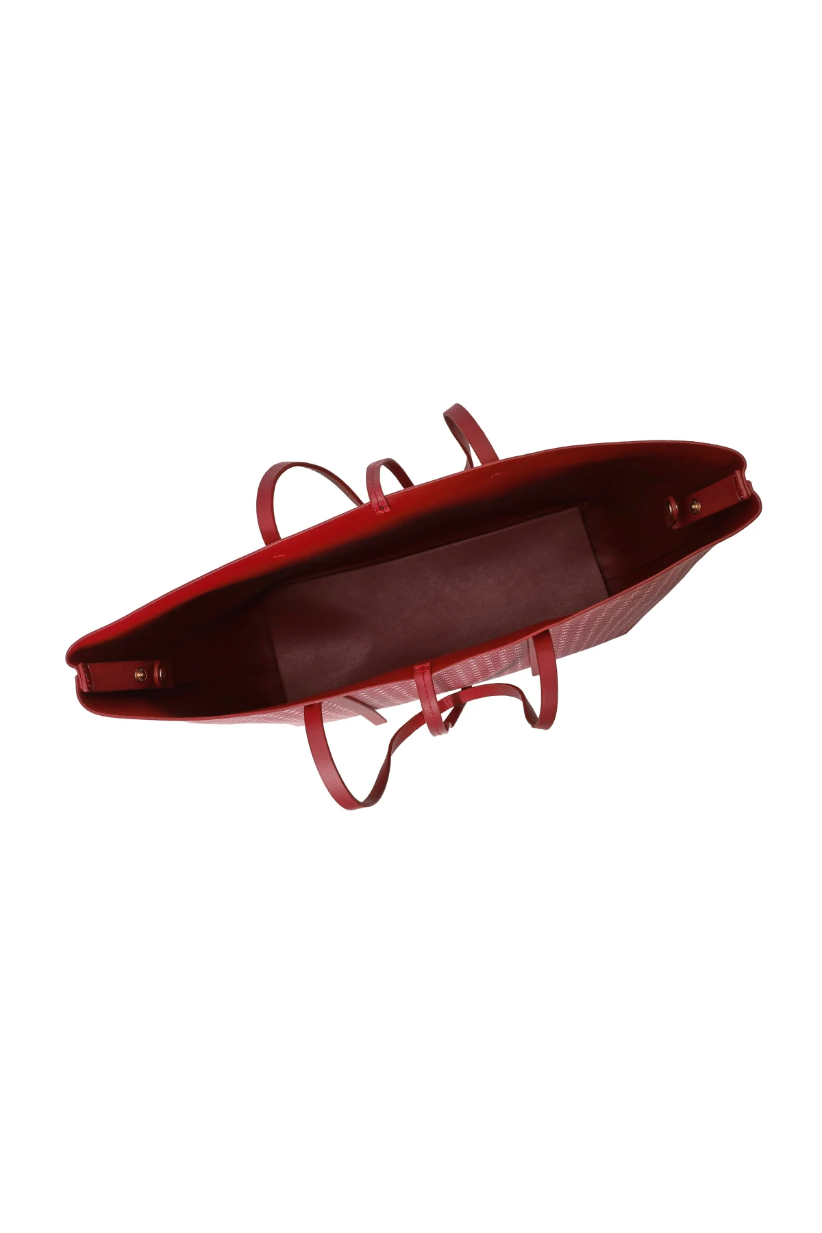 Kadın Bordo Aksesuarlı Baskılı Omuz Çantası - Image 4