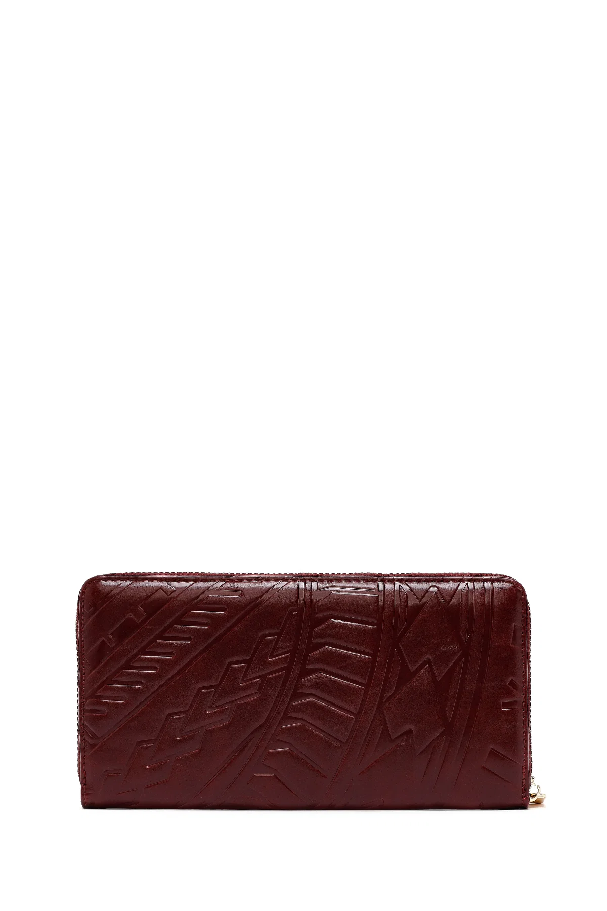 Kadın Bordo Baskılı Cüzdan - Image 3