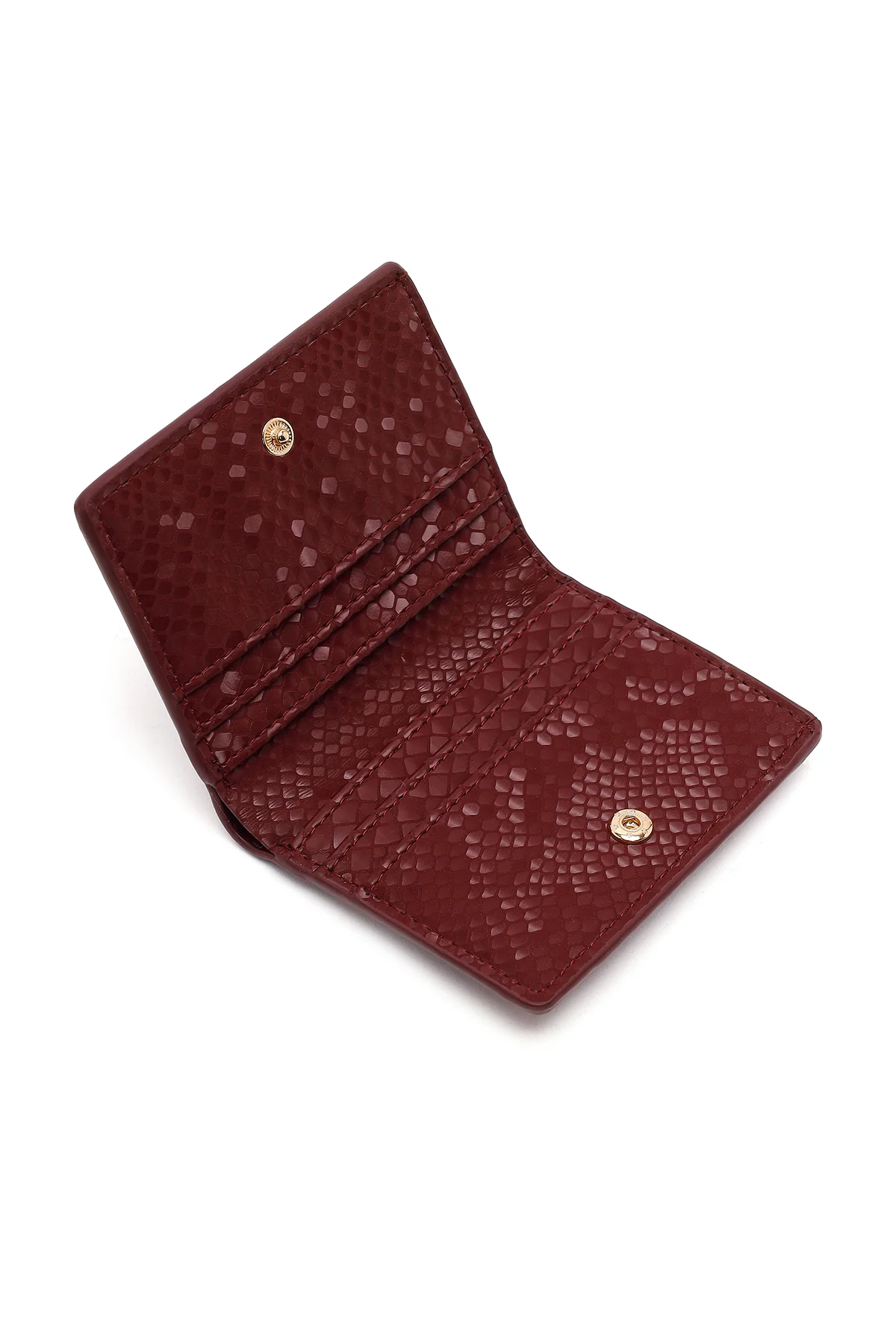 Kadın Bordo Baskılı Cüzdan - Image 7