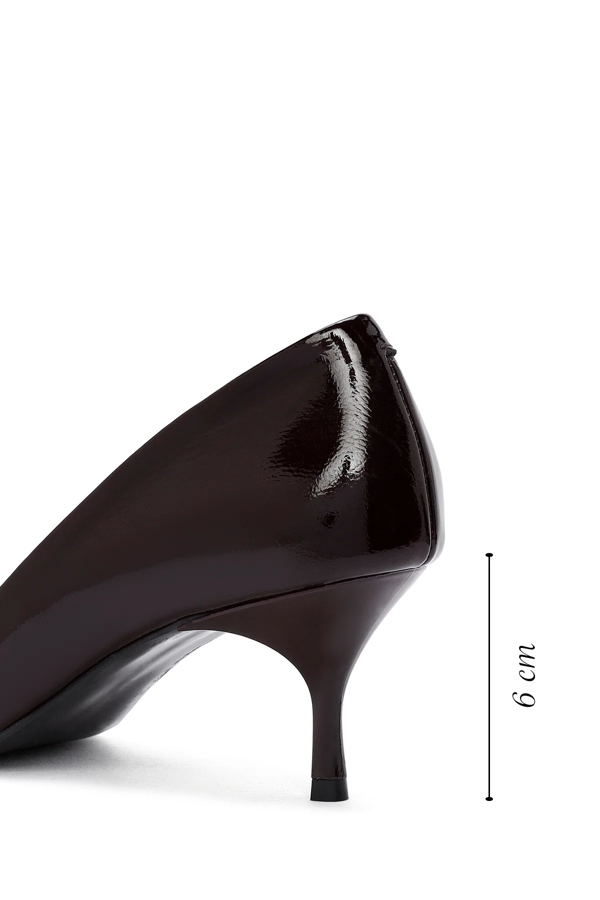 Kadın Bordo İnce Topuklu Deri Stiletto - Image 2
