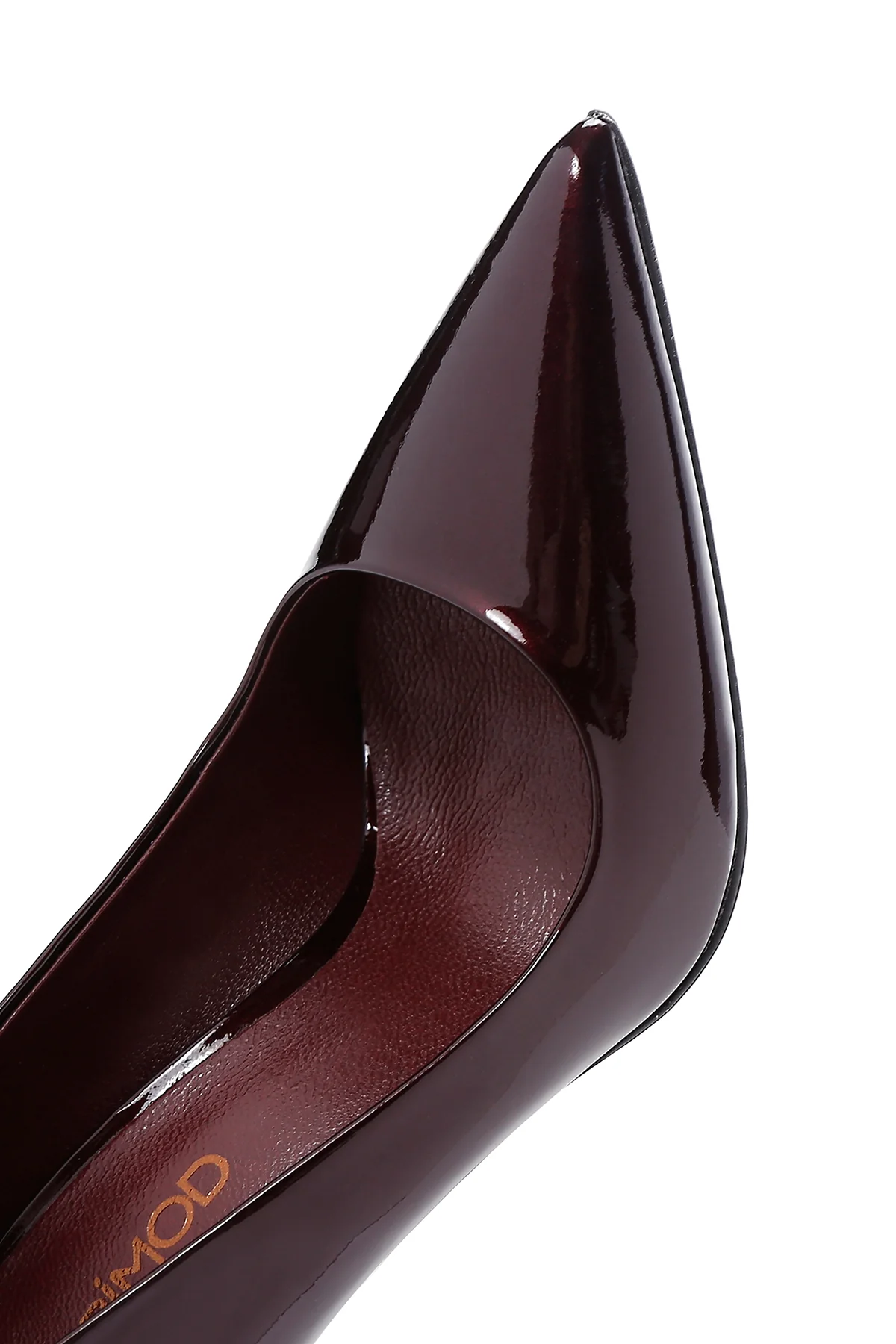Kadın Bordo Rugan Deri Yüksek Topuklu Stiletto - Image 12