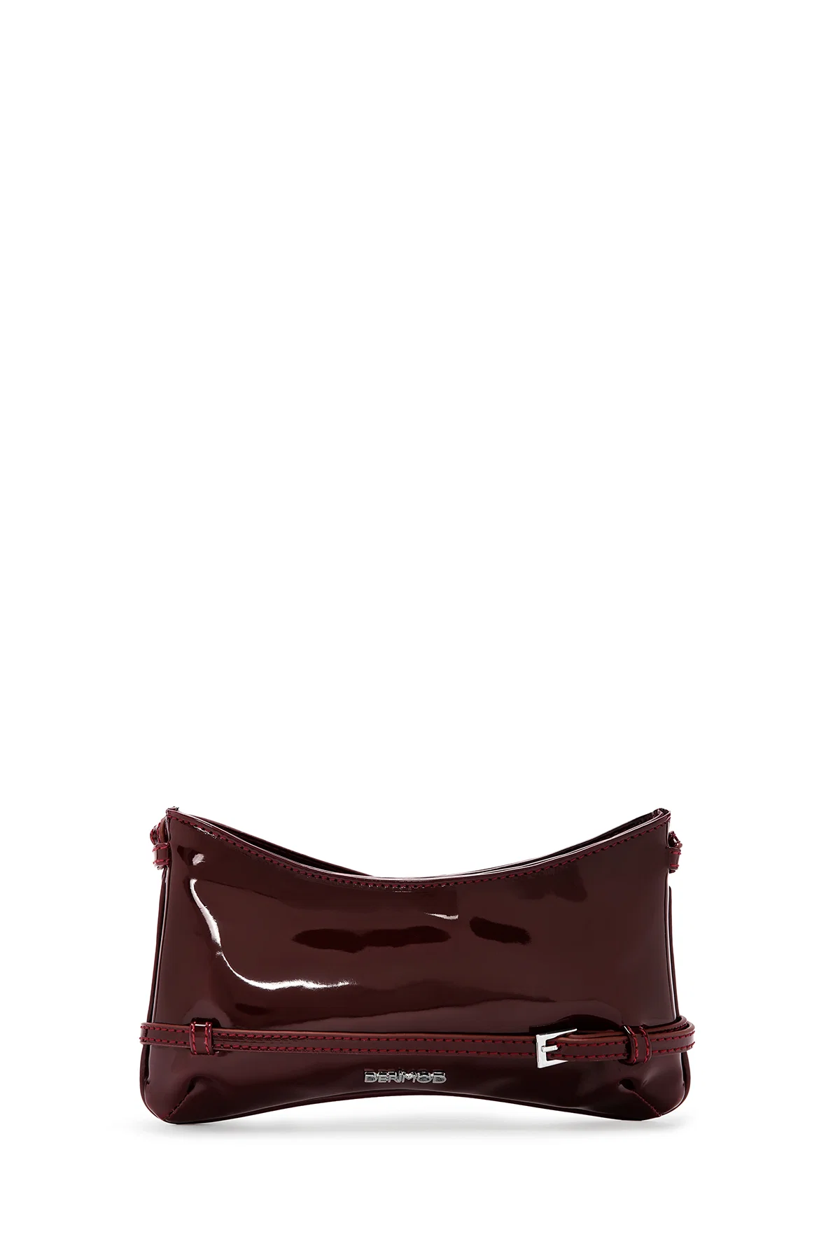 Kadın Bordo Rugan Omuz Çantası - Image 3